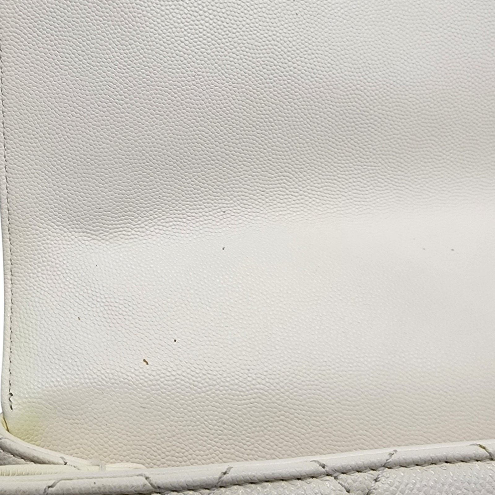 Chanel Coco Top Handle Leather Flap Shoulder Bag White - Preowned Size ONE SIZE - 11 Thumbnail