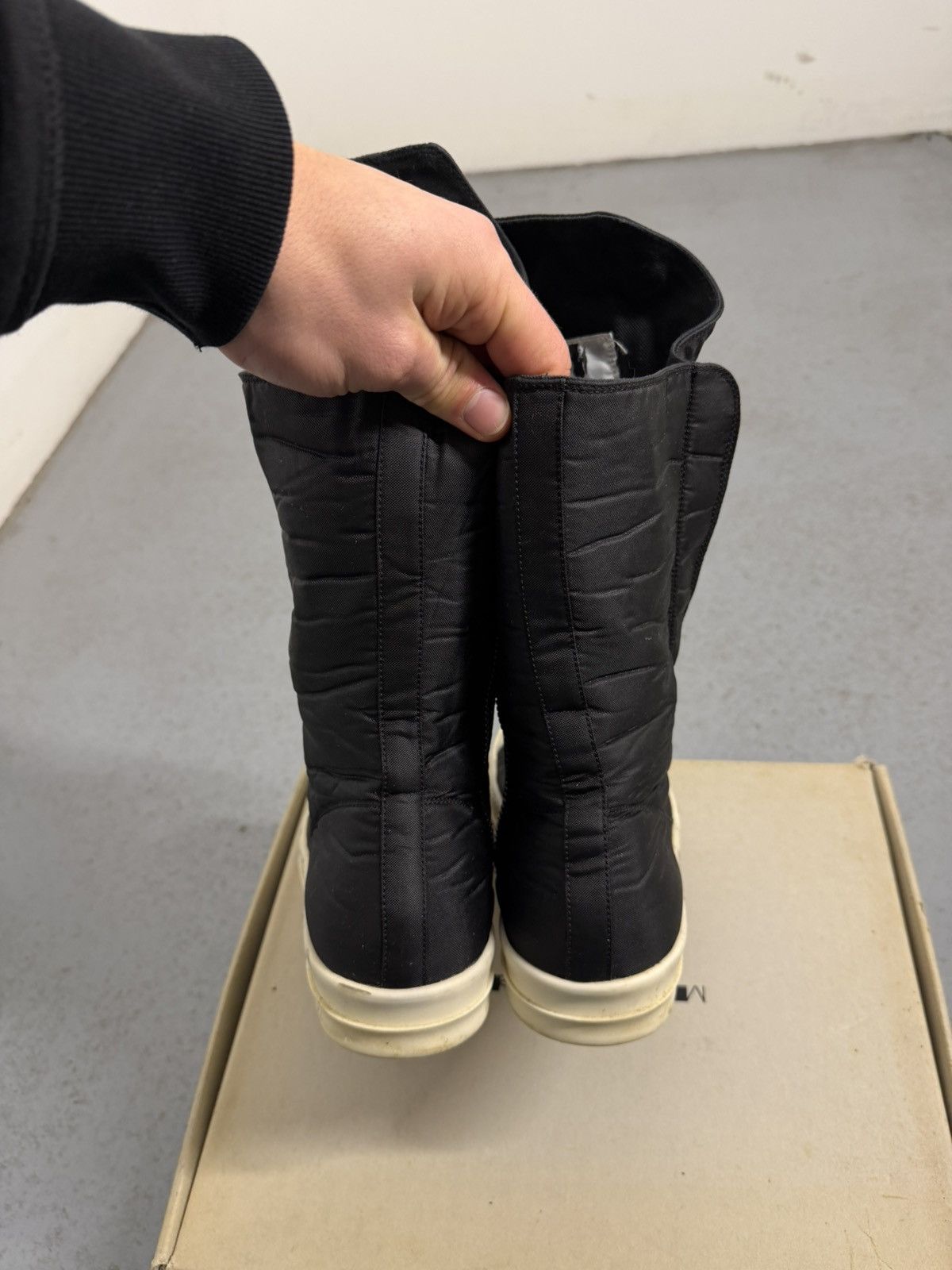 Rick Owens Drkshdw Rick Owens Drkshdw Laceless High Ramones With Box Size US 11 / EU 44 - 9 Thumbnail