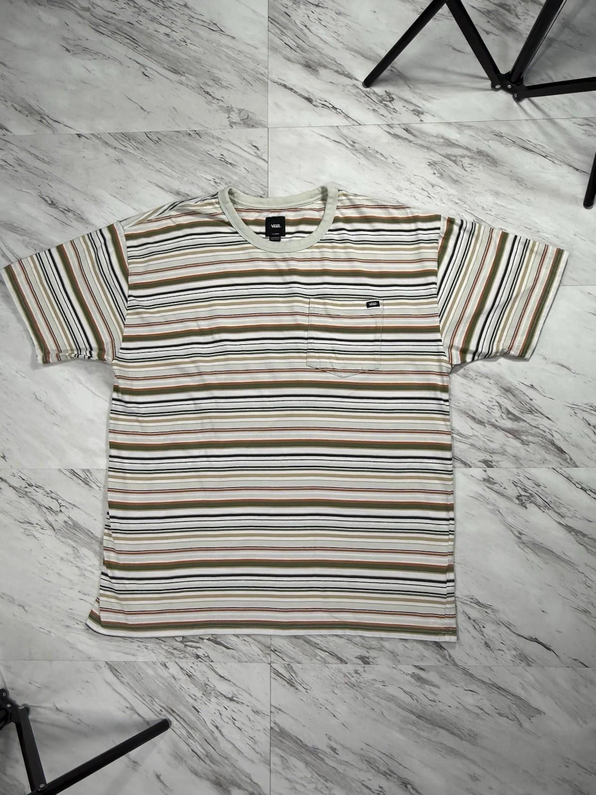 Vans Vans Classic Fit Striped Pocket XL Earth Tone Skate #8 Size US XL / EU 56 / 4 - 1 Thumbnail