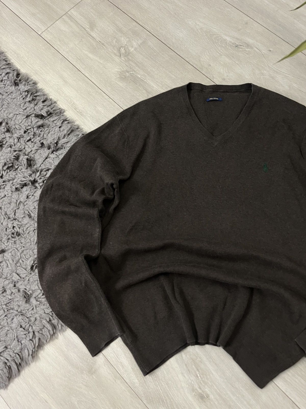 Polo Ralph Lauren 🔥90’s Ralph Lauren Polo Cable Knit Sweater Y2K Jumper Boxy Size US M / EU 48-50 / 2 - 3 Thumbnail