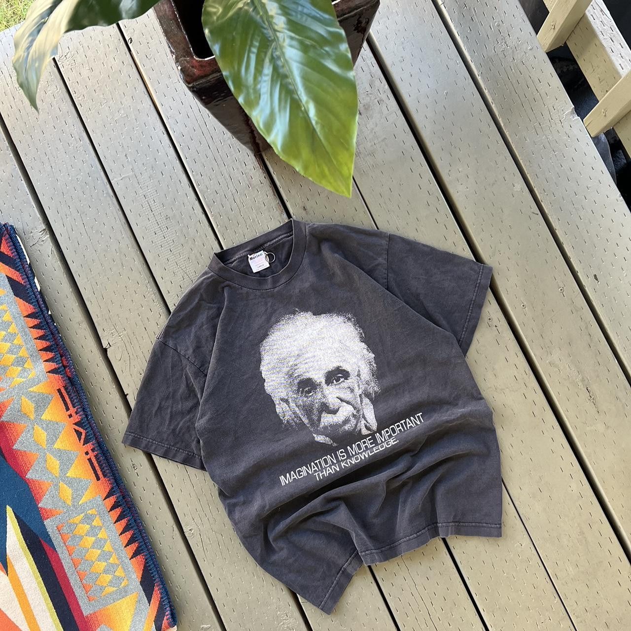 Vintage Vintage Albert Einstein Art & Science Murina Tshirt Size US L / EU 52-54 / 3 - 2 Thumbnail
