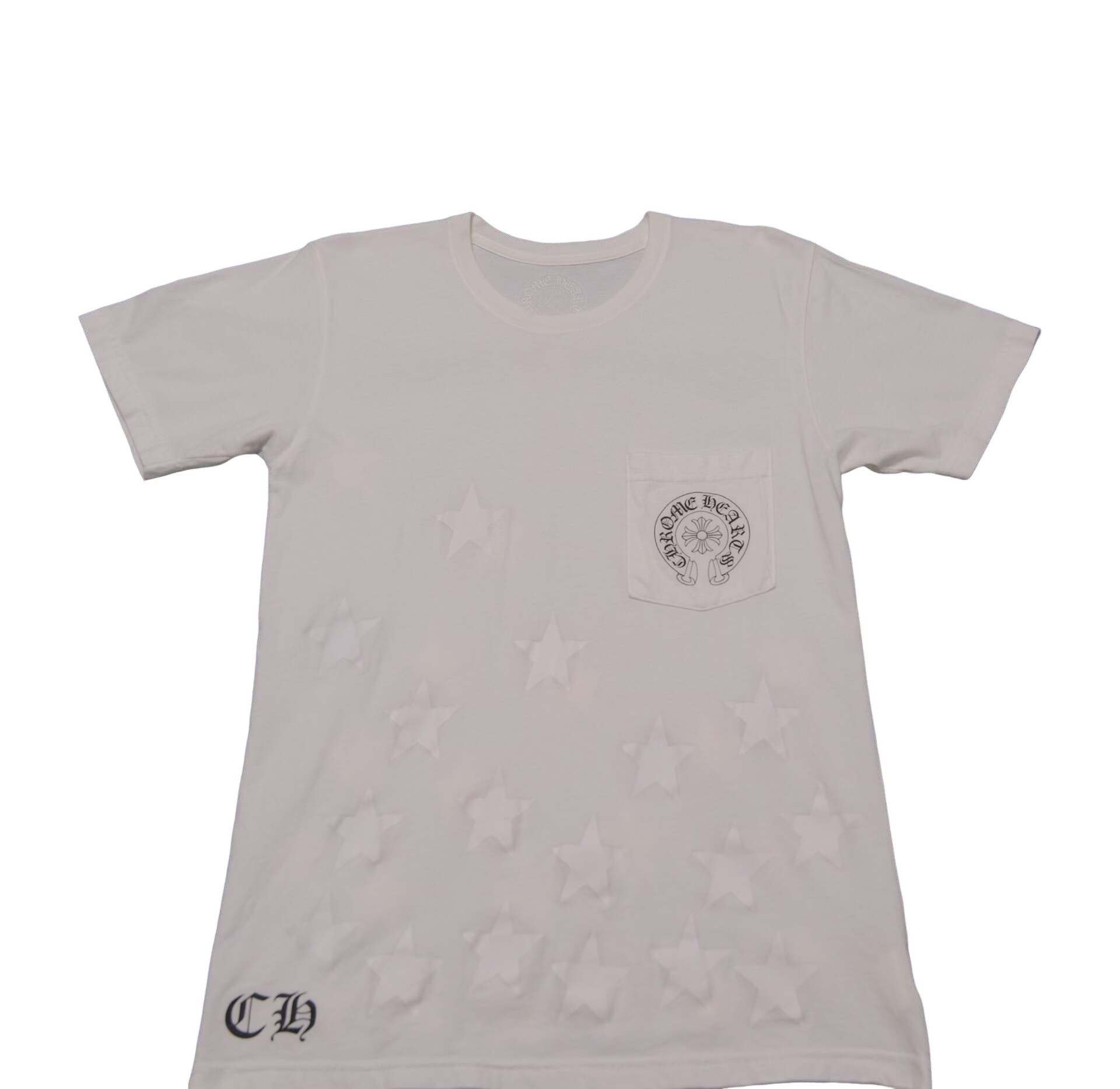 Chrome Hearts Chrome Hearts Star Pattern Horseshoe Pocket T-Shirt S Size US S / EU 44-46 / 1 - 1 Thumbnail