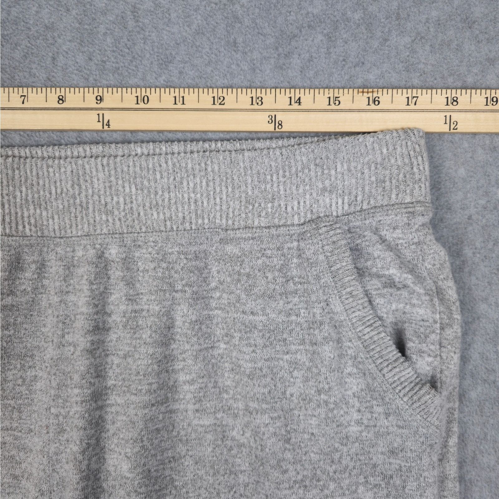 Haven Haven Large Heather Gray Lounge Jogger Pants with Pockets Size 28" / US 6 / IT 42 - 10 Thumbnail