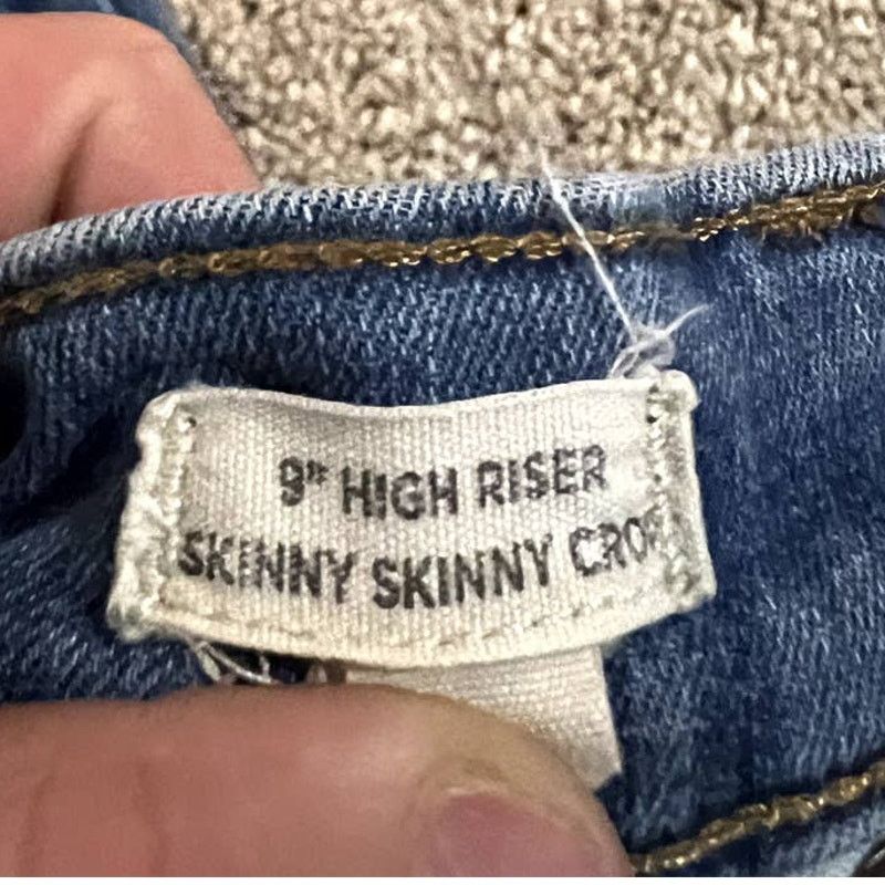 Madewell Madewell Women's 9" High-Rise Skinny Crop Jeans Size 25 Size 25" / US 0 / IT 36 - 4 Thumbnail