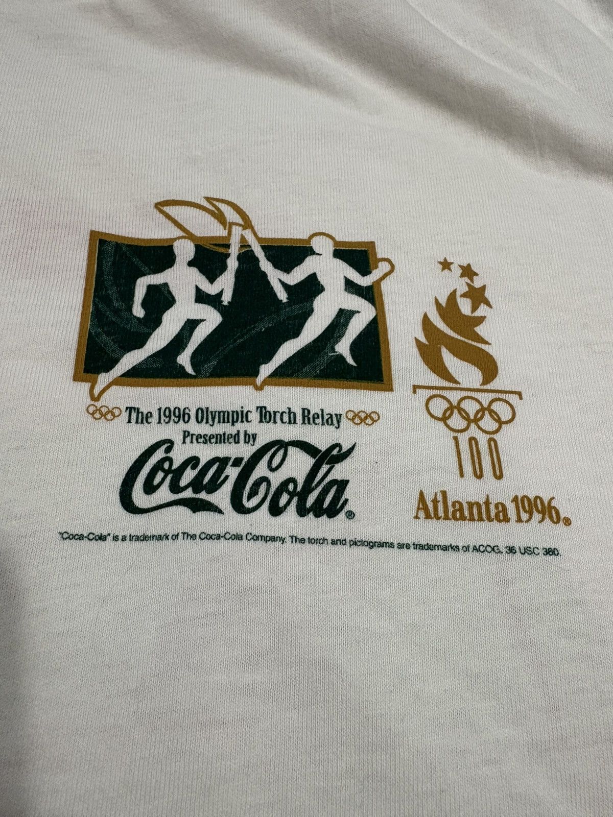 Hanes 1996 USA Atlanta Olympics Vintage Single Stitch Size US L / EU 52-54 / 3 - 5 Thumbnail
