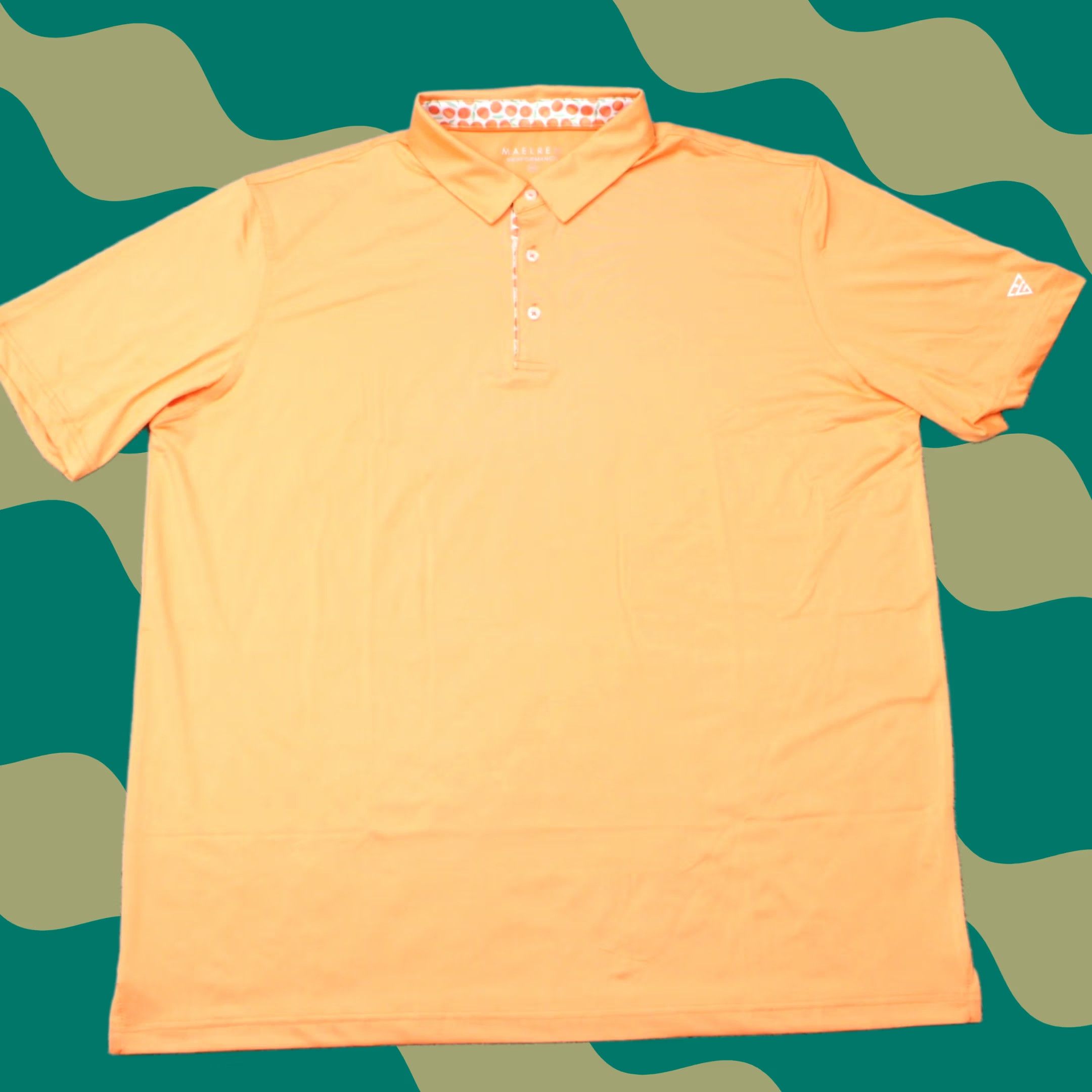 Vintage Maelreg Performance Polo Shirt Men 2XL XXL Orange Golf Poly Stretch Short Sleeve Size US XXL / EU 58 / 5 - 1 Thumbnail