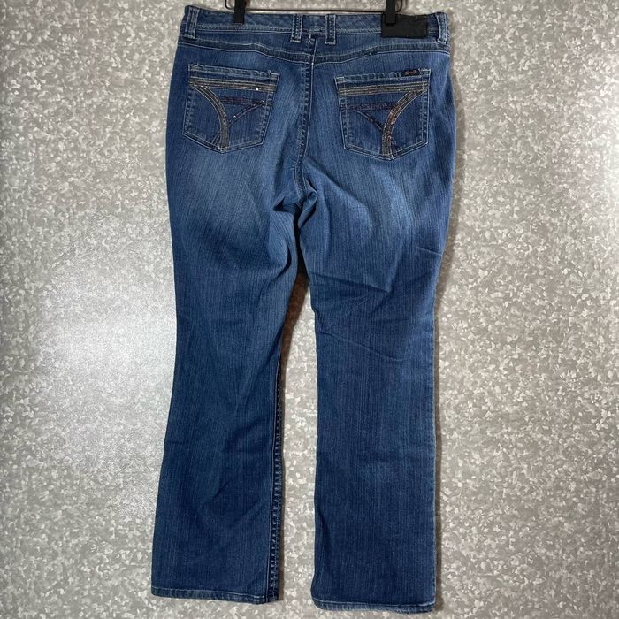 Seven 7 Seven7 Medium Wash Plus Size Mid Rise Bootcut Jeans - 18 | Grailed