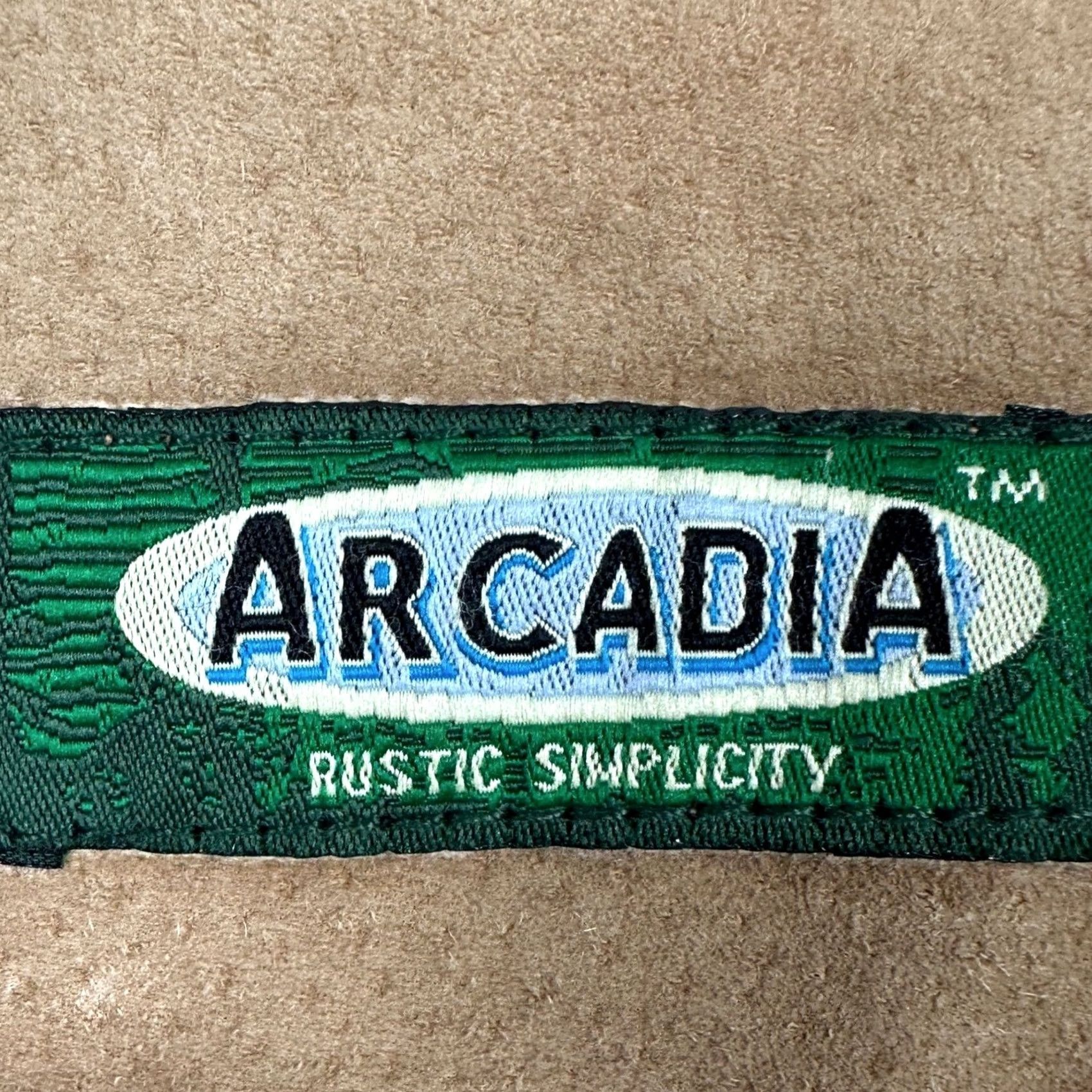 Vintage Arcadia Leather Jacket Mens Medium Tan Long Sleeve Outdoor Pockets Sherpa Lined Size US M / EU 48-50 / 2 - 4 Thumbnail