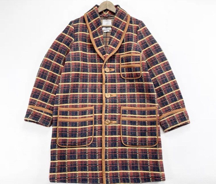image of Visvim Four Corners Coat in Orange, Men's (Size Medium)