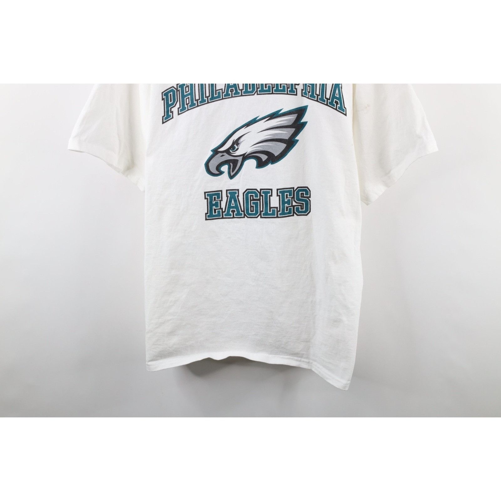 Vintage Vintage 90s Spell Out Philadelphia Eagles Football T-Shirt Size US XL / EU 56 / 4 - 3 Thumbnail
