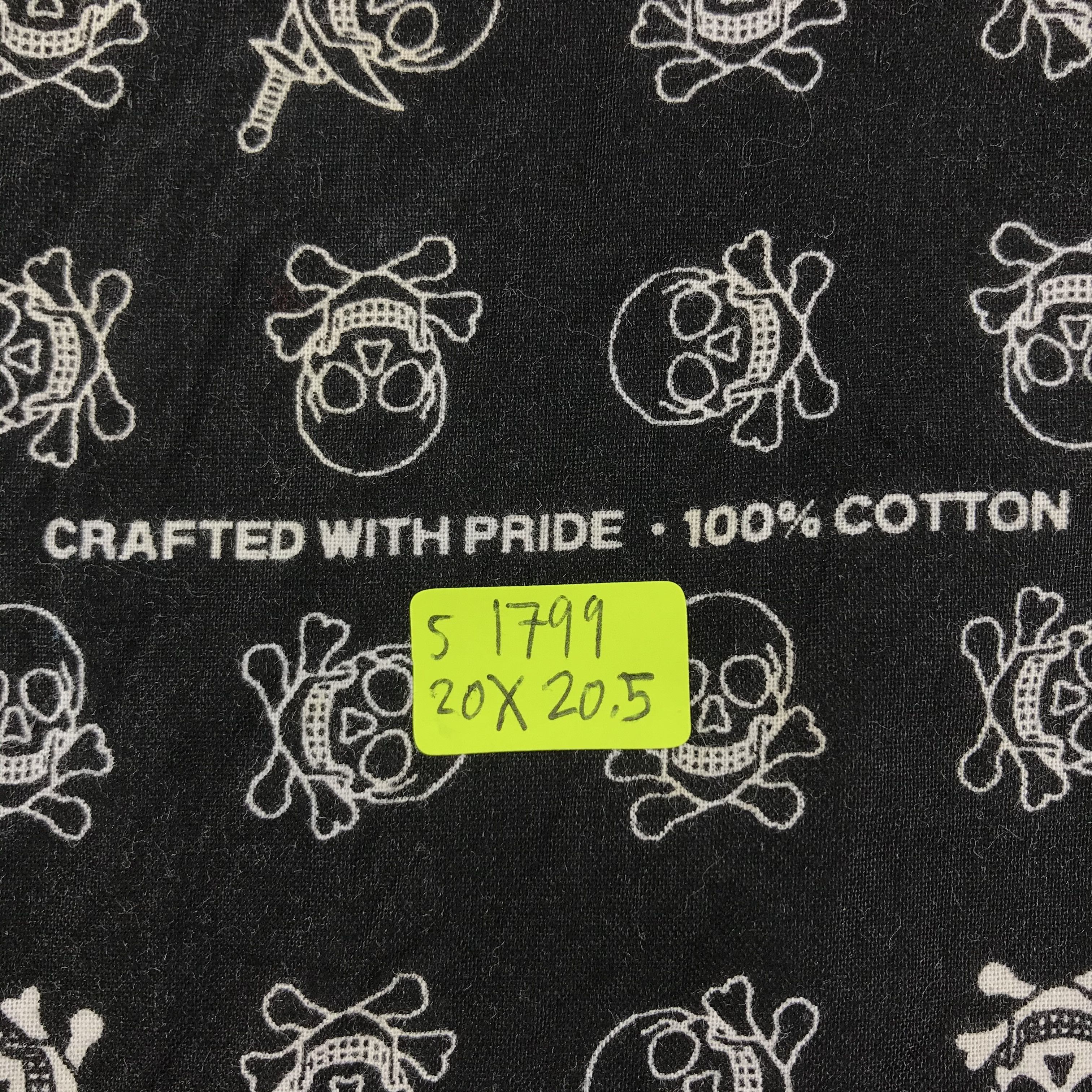 Vintage Skull Bandana / Handkerchief / Neckerchief - S1799 Size ONE SIZE - 6 Thumbnail
