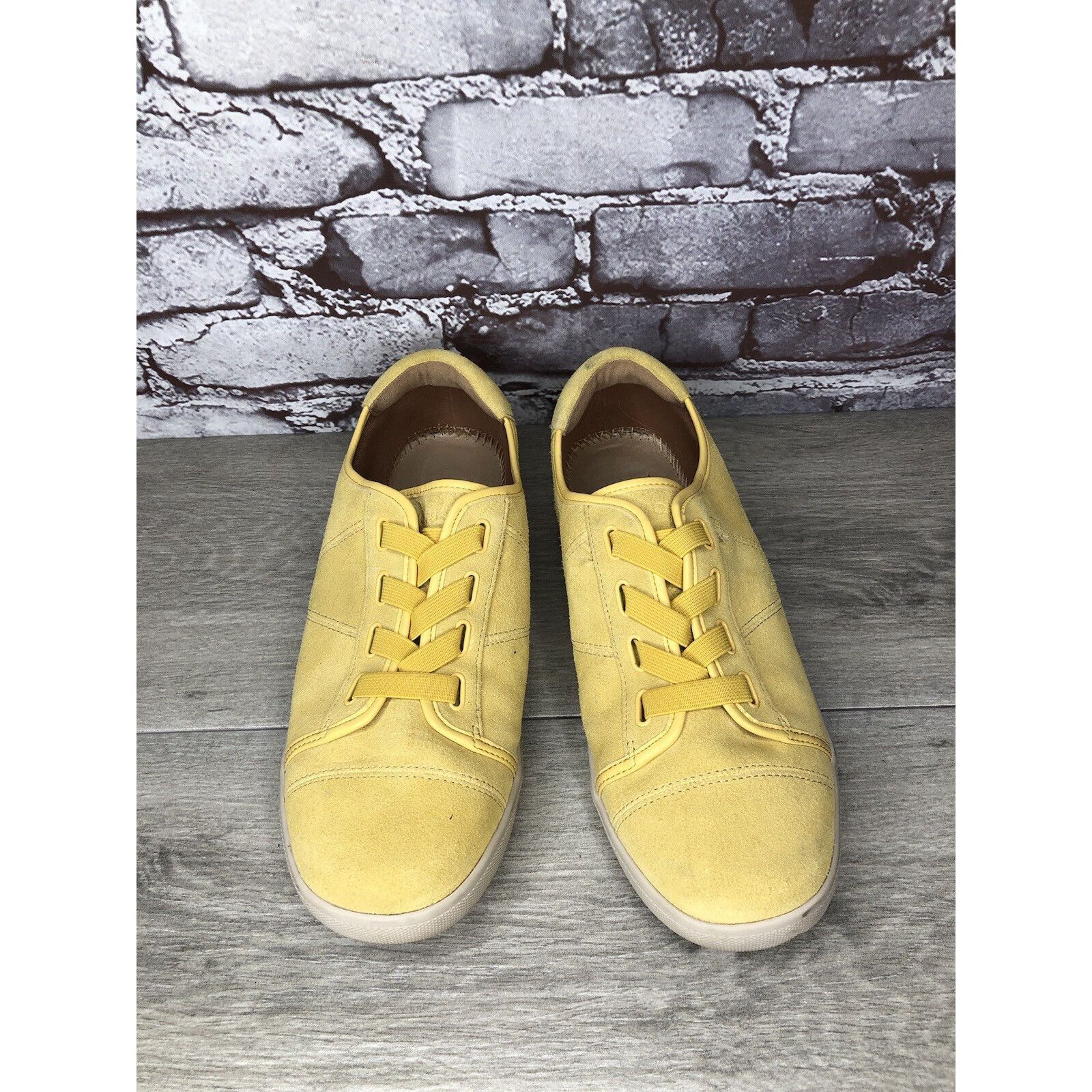 Other Vionic Jean Yellow Suede Casual Comfort Lace Sneakers Shoes Size US 9.5 / IT 39.5 - 15 Thumbnail