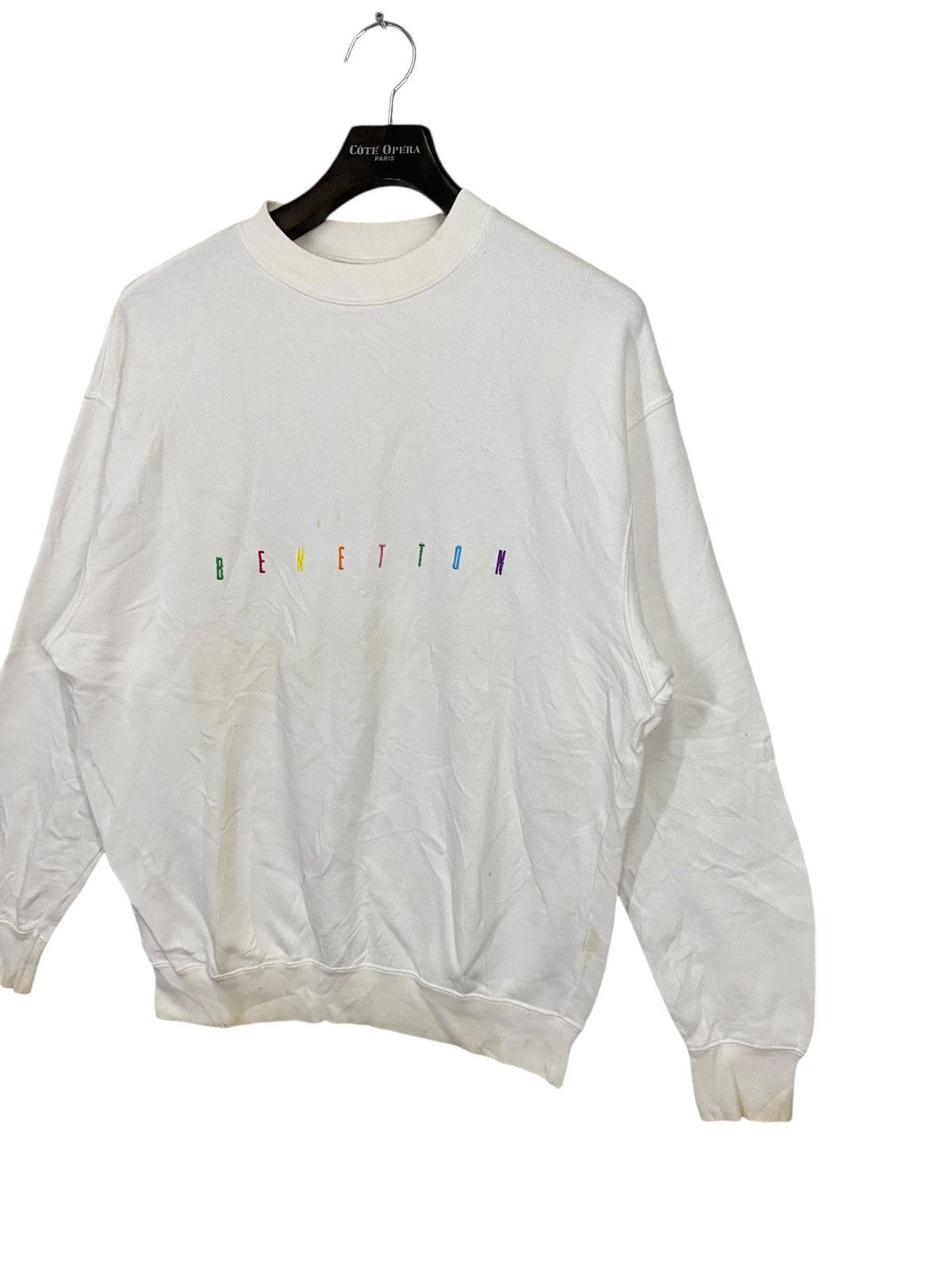 Benetton Vintage benetton spell out sweatshirt crewneck pullover Size US S / EU 44-46 / 1 - 2 Thumbnail