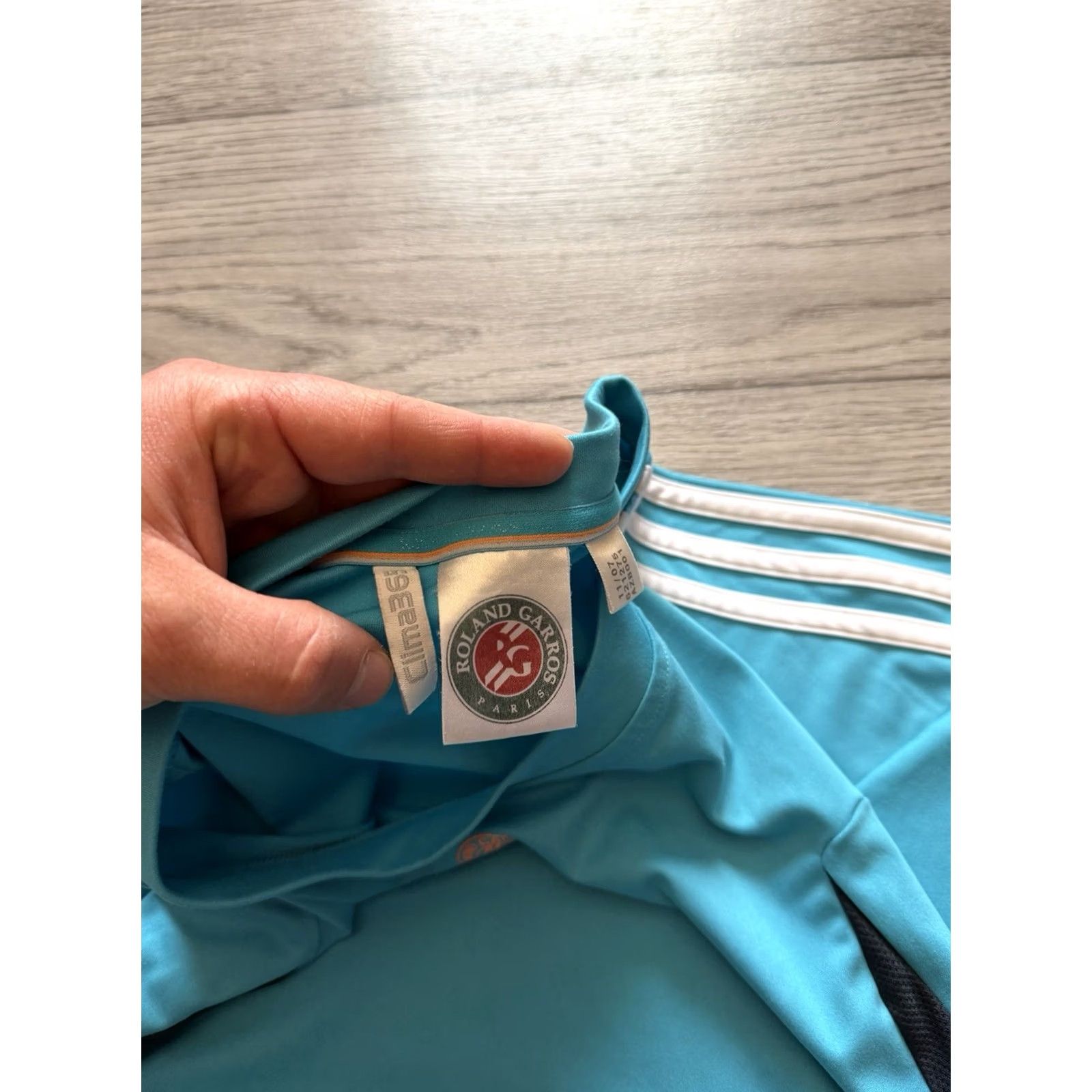 Adidas Adidas Roland Garros Tennis Sport Shirt Adult M Blue Clima 365 Mens Size US M / EU 48-50 / 2 - 4 Thumbnail