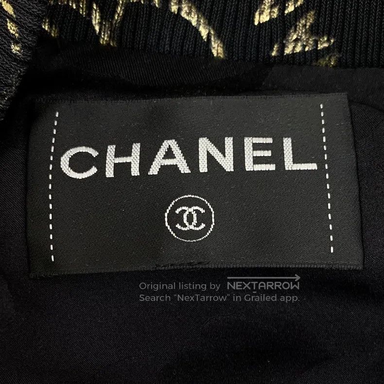 Chanel Chanel Egypt series black logo letter graffiti print stand Size XS / US 0-2 / IT 36-38 - 5 Thumbnail