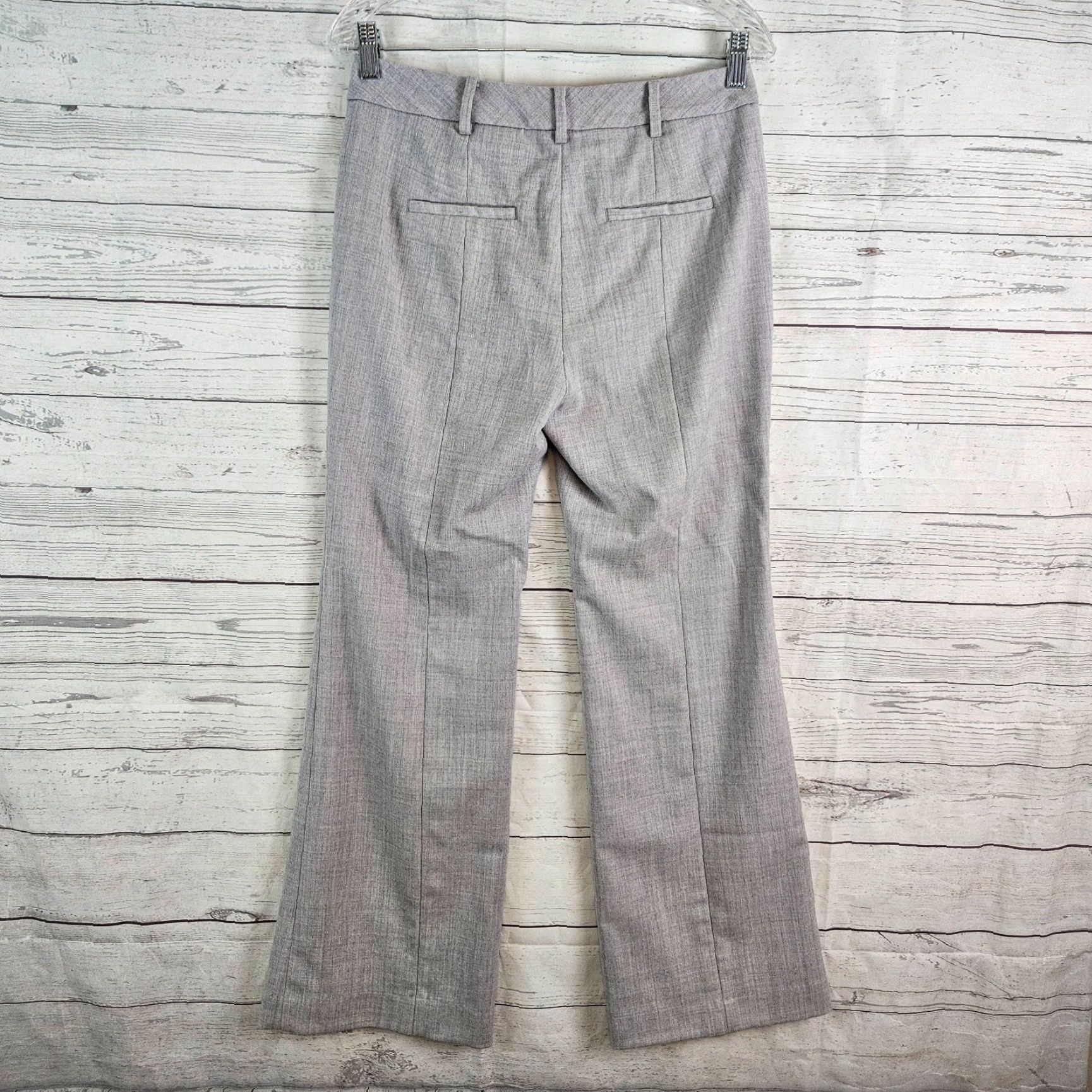 Talbots VINTAGE Talbots Womens Heritage Trouser Pants 4P Gray Mid Rise Wool Blend Lined Dress Pants Womens Size 27" / US 4 / IT 40 - 3 Thumbnail
