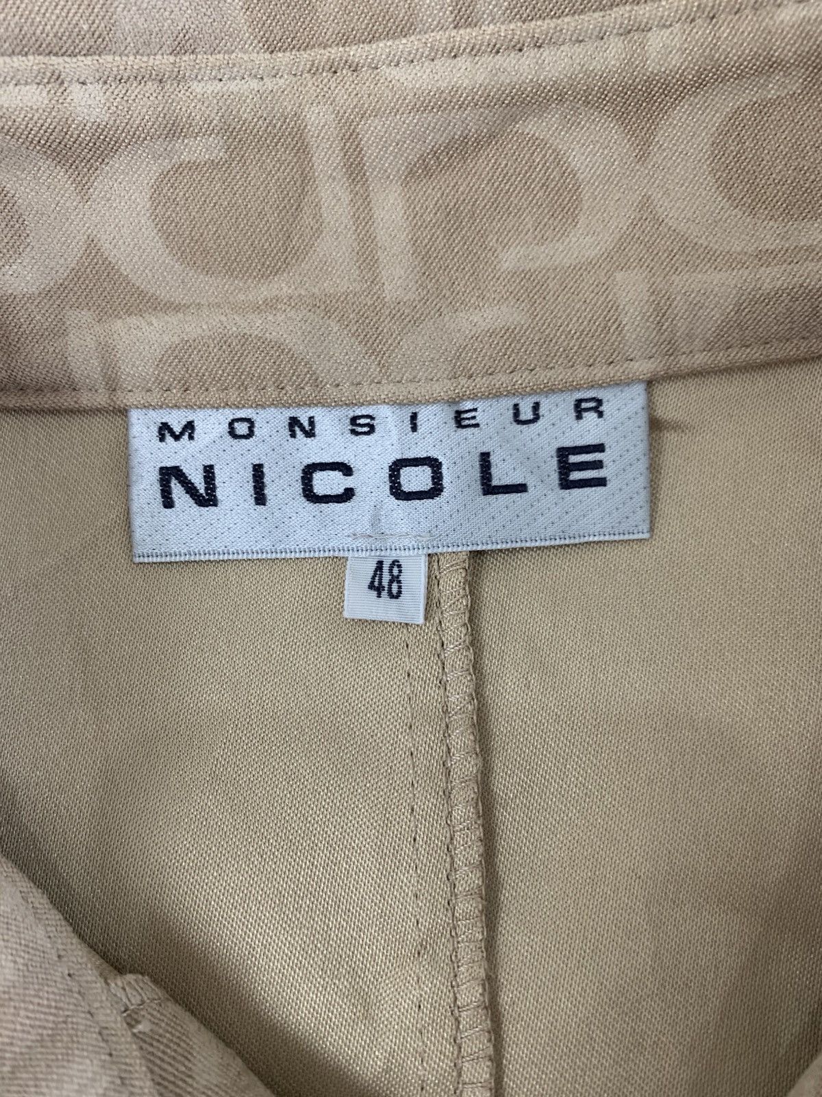 Nicole Club Nicole monsieur's velvet monogram shirt Size US M / EU 48-50 / 2 - 6 Thumbnail