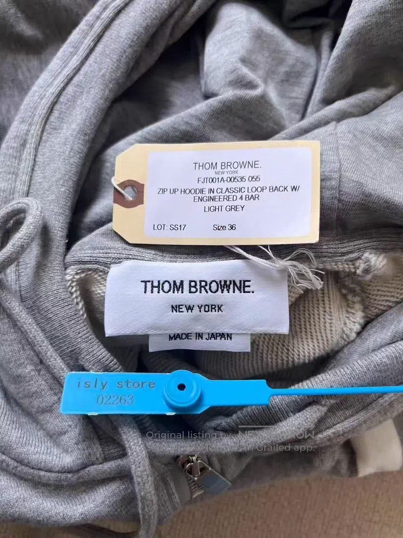 Thom Browne Thom Browne Classic Zip-up Hoodie Size XS / US 0-2 / IT 36-38 - 5 Thumbnail