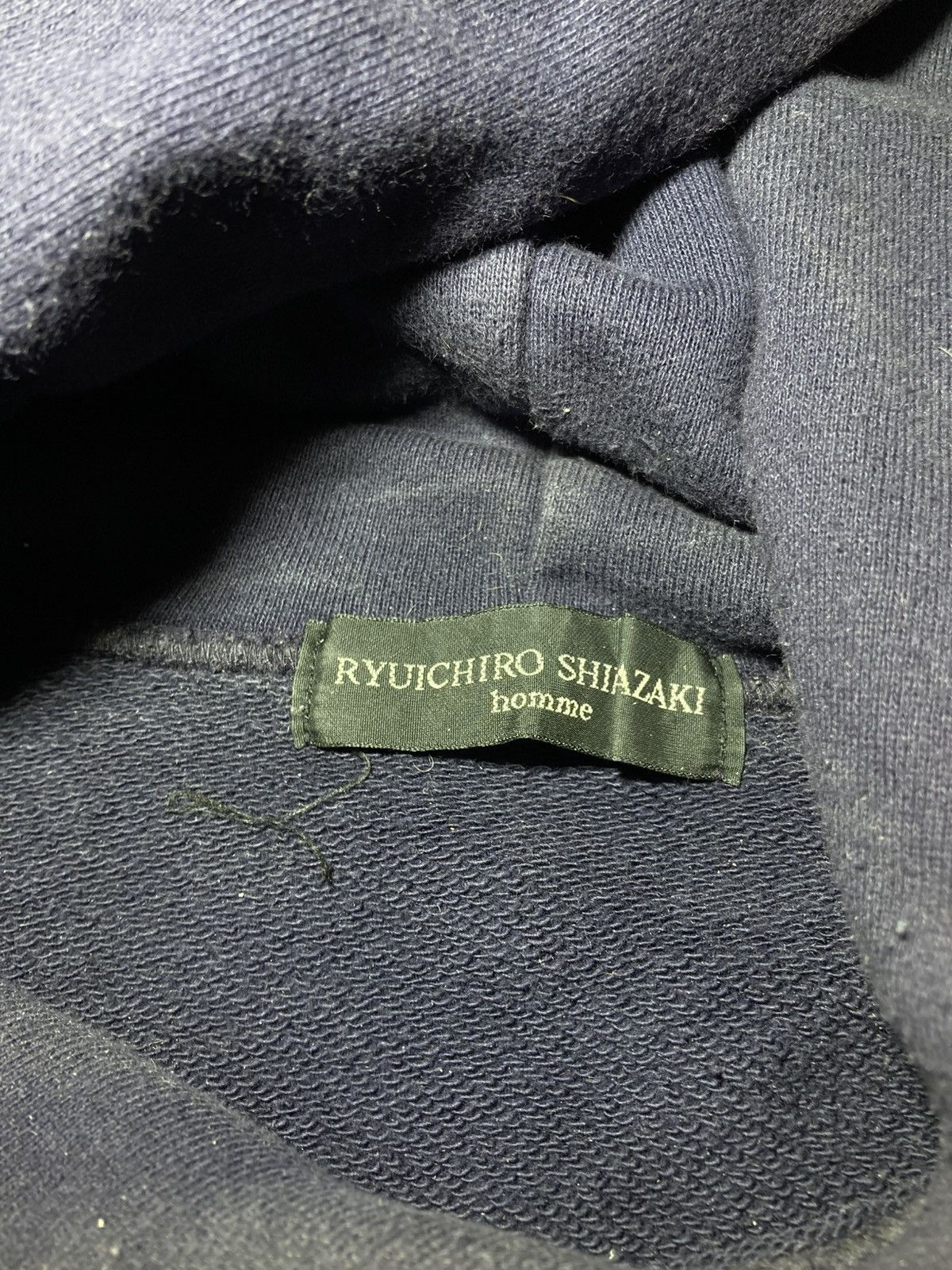 Ryuichiro Shimazaki 2000 Ryuichiro Shimazaki Healing Bone Varsity Hoodie Navy Size US M / EU 48-50 / 2 - 6 Thumbnail