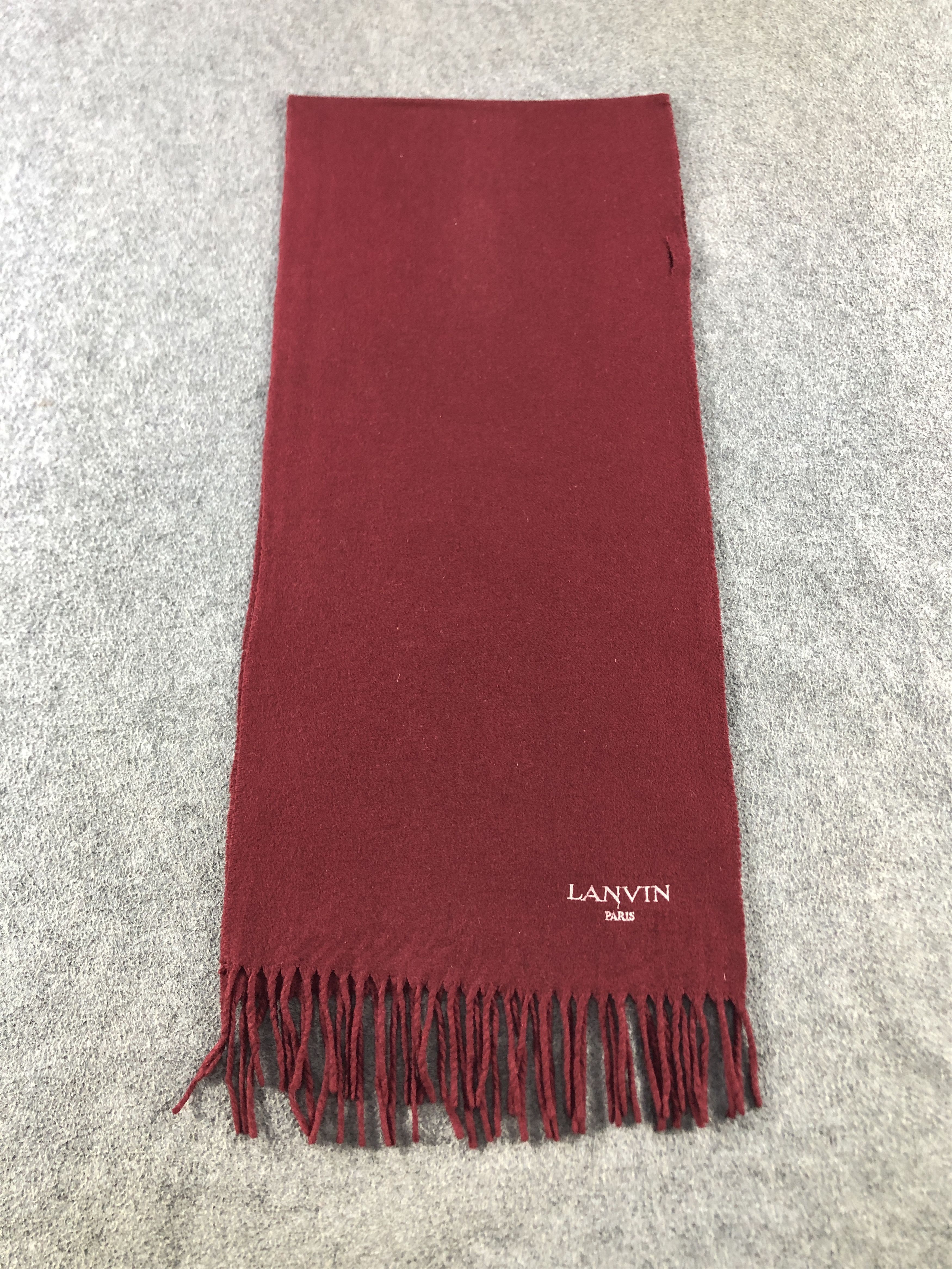 Lanvin Lanvin Cashmere Scarf / Muffler / Neckwear P844 Size ONE SIZE - 3 Thumbnail