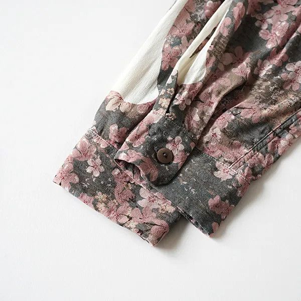 Kapital KAPITAL Sakura BONEpt Wrangle Collar Open-neck Shirt Khaki 3 Size US L / EU 52-54 / 3 - 6 Thumbnail