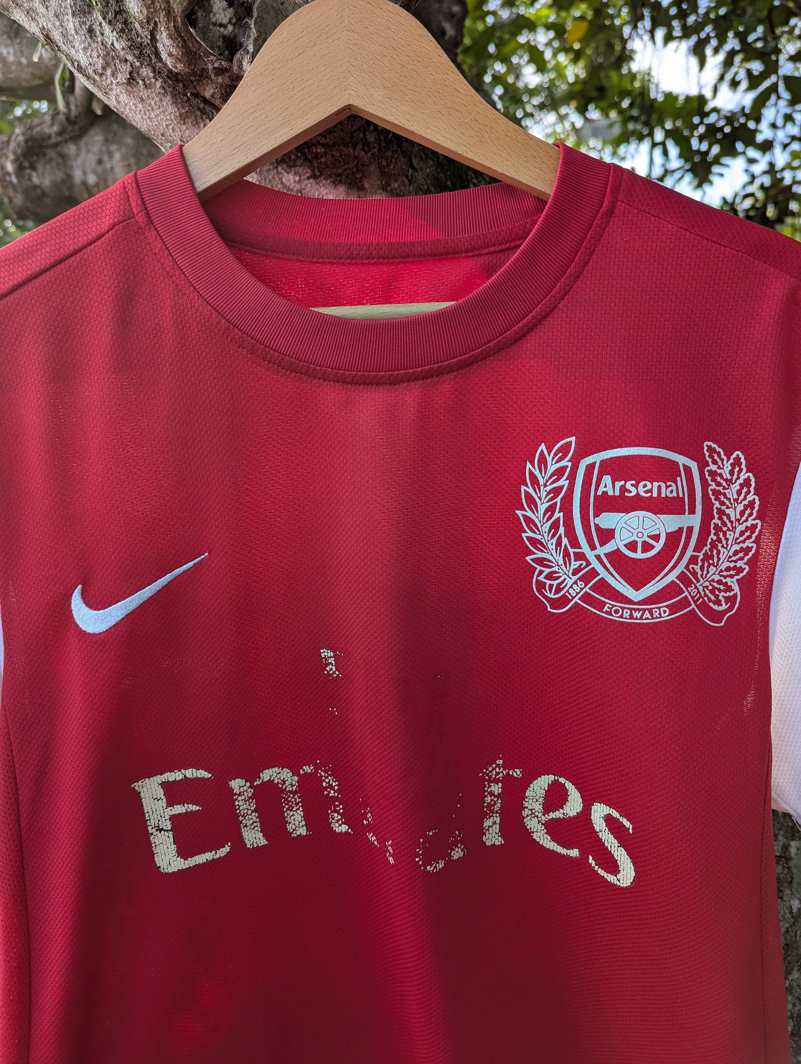 Nike Nike Arsenal 2011/2012 Home Football Jersey Shirt Size US M / EU 48-50 / 2 - 2 Thumbnail