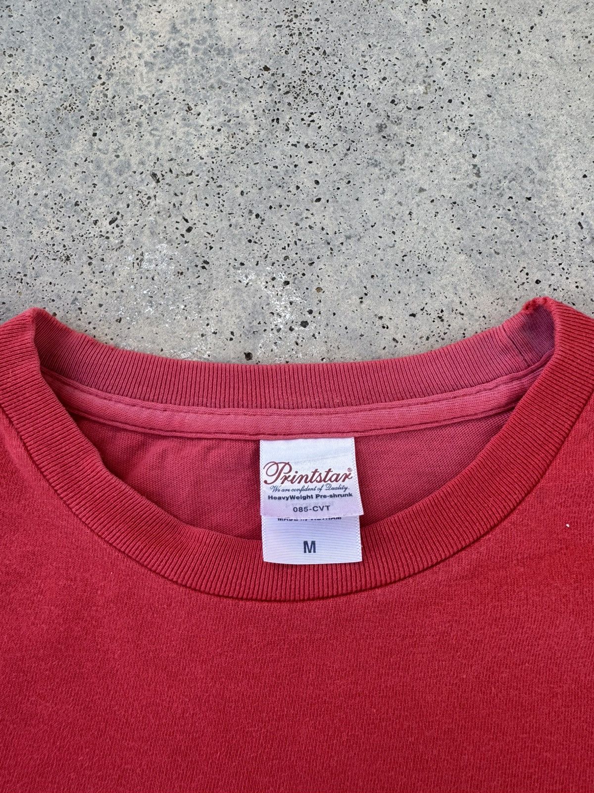 Japanese Brand Distressed Red Salamander Flames Dagger tattoo tees Size US M / EU 48-50 / 2 - 5 Thumbnail