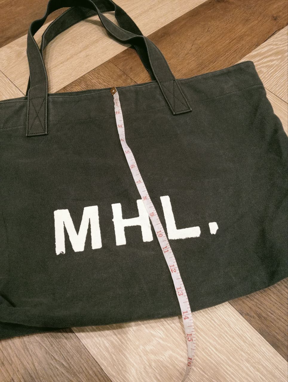 Margaret Howell MHL MARGARET HOWELL TOTE BAG - BLACK Size ONE SIZE - 7 Thumbnail