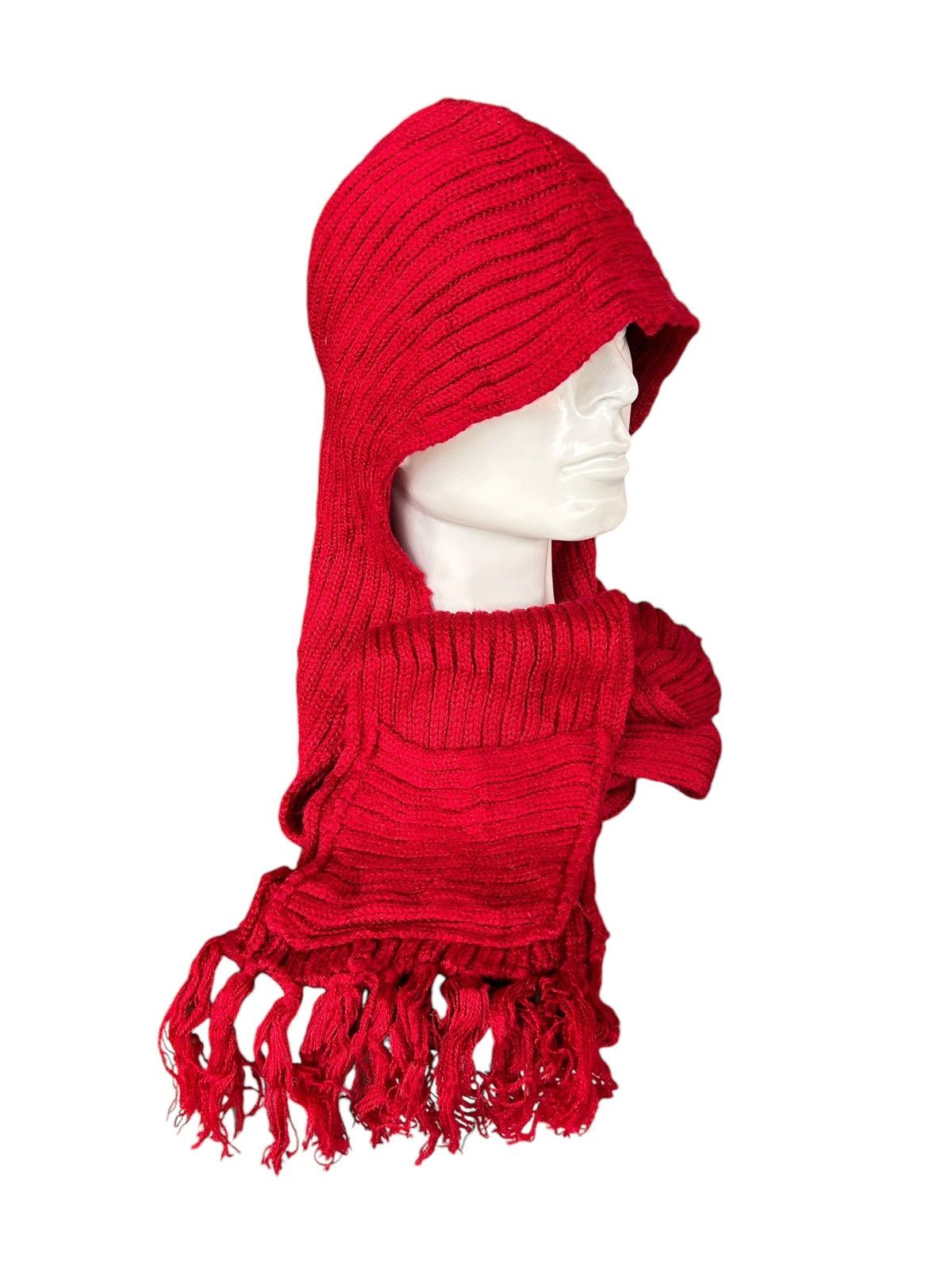Japanese Brand × Kapital × Vintage Balaclava Masked Brand i.n.e knitt Beanie Scarf Rare🎌☠️☠️ Size ONE SIZE - 2 Thumbnail
