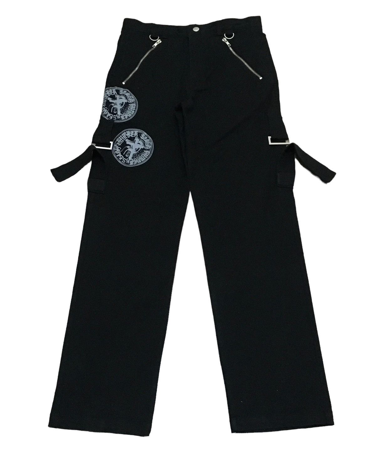 image of If Six Was Nine x Seditionaries Design Vintage Slash Bondage Pants 1990S in Black (Size 28)