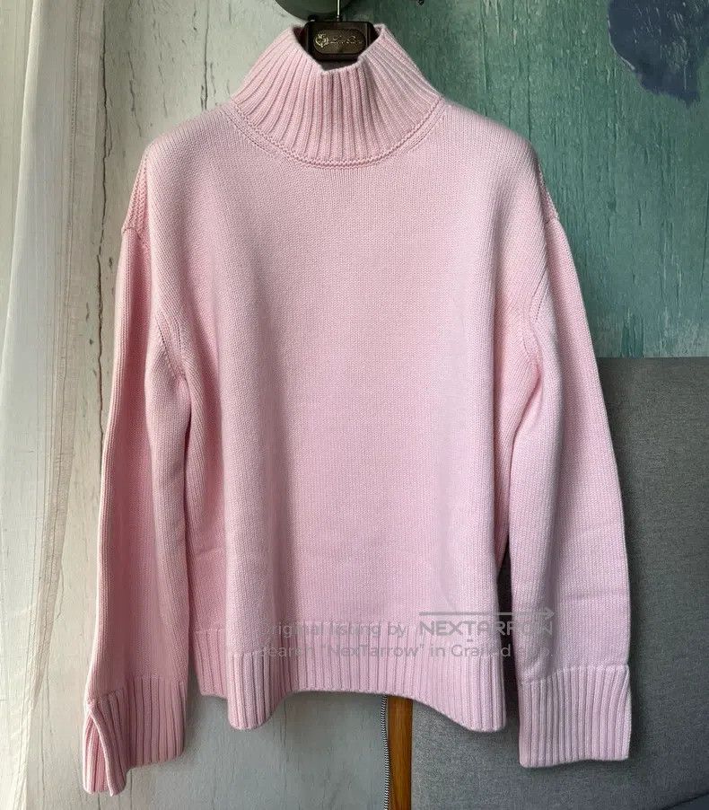Loro Piana Loro Piana Pink Volcano Neck Cashmere Sweater Size M / US 6-8 / IT 42-44 - 6 Thumbnail