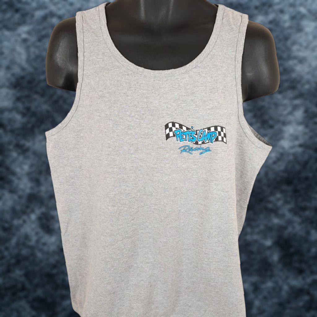 Gildan Gildan Tank Mens Large Gray Off Roading Camp Racing Petes Tank Top Size US L / EU 52-54 / 3 - 1 Thumbnail