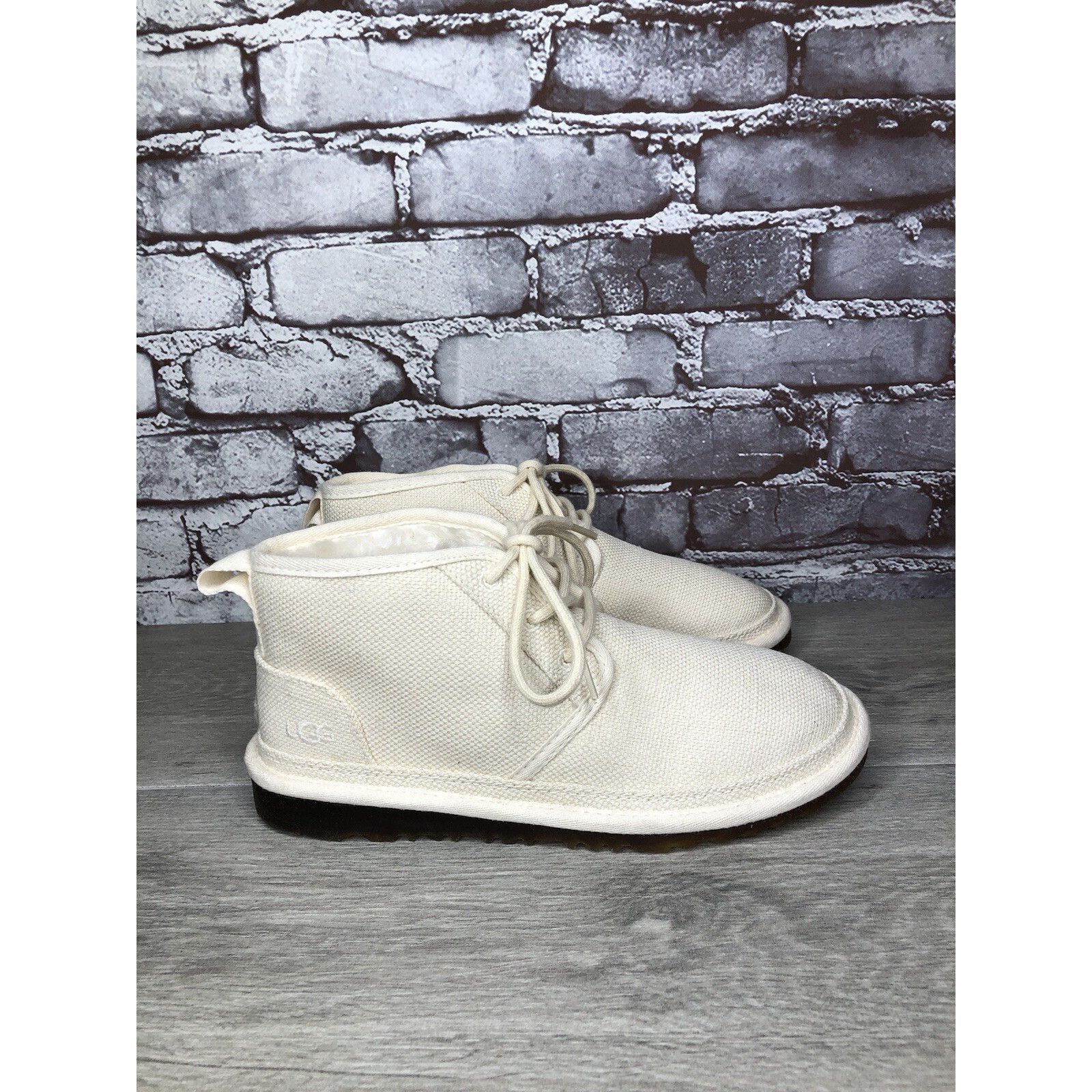 Ugg UGG Neumel Natural White Ankle Lace Up Chukka Boots Men’s Sz Size US 7 / EU 40 - 11 Thumbnail