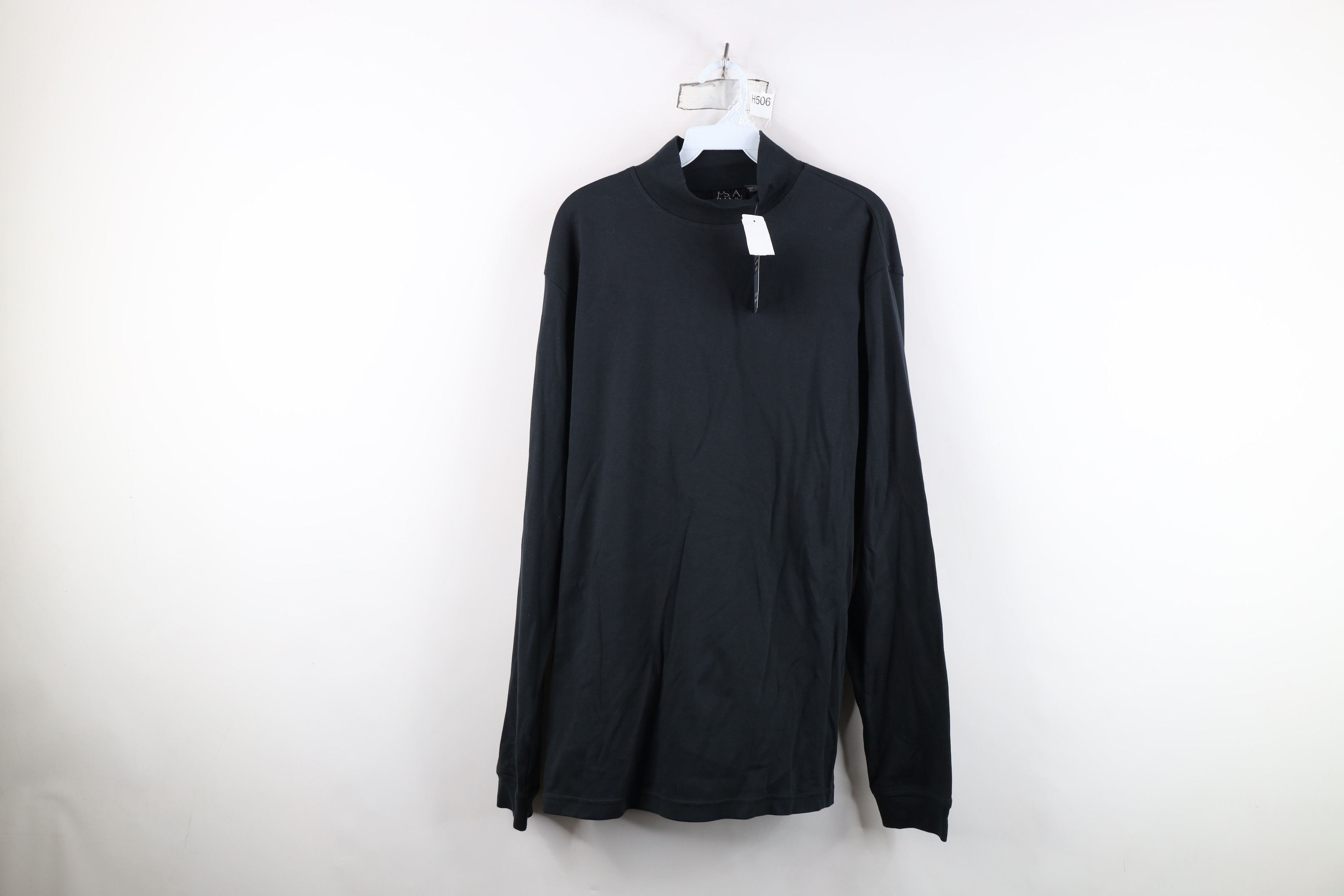 Jos. A. Bank New Jos A Bank Performance Mock Neck Long Sleeve T-Shirt Size US L / EU 52-54 / 3 - 1 Thumbnail