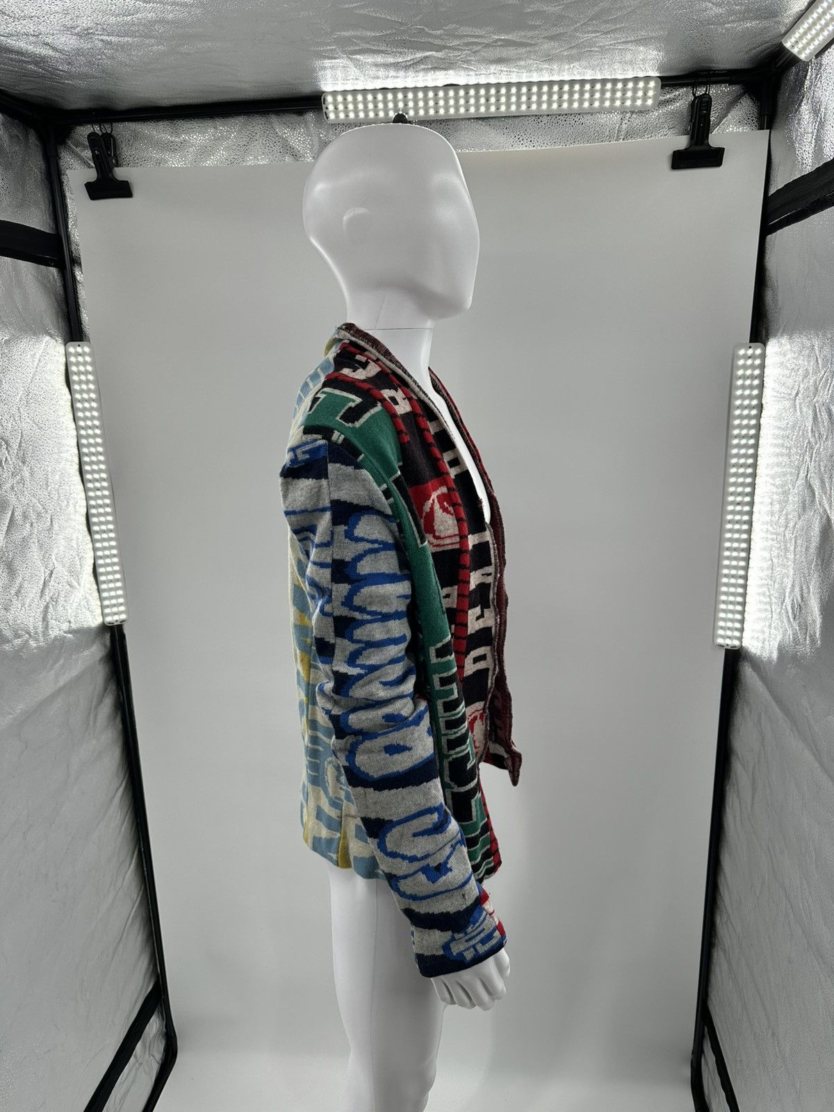 Maison Margiela Maison Margiela Colorblock Cardigan Size US XL / EU 56 / 4 - 7 Thumbnail