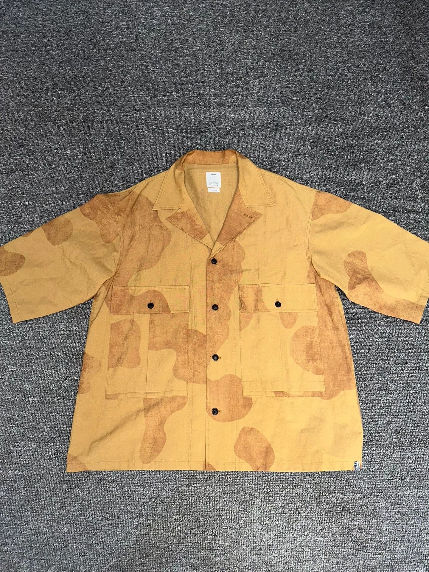 Visvim visvim Short-Sleeve Camouflage Shirt Size US XL / EU 56 / 4 - 3 Thumbnail