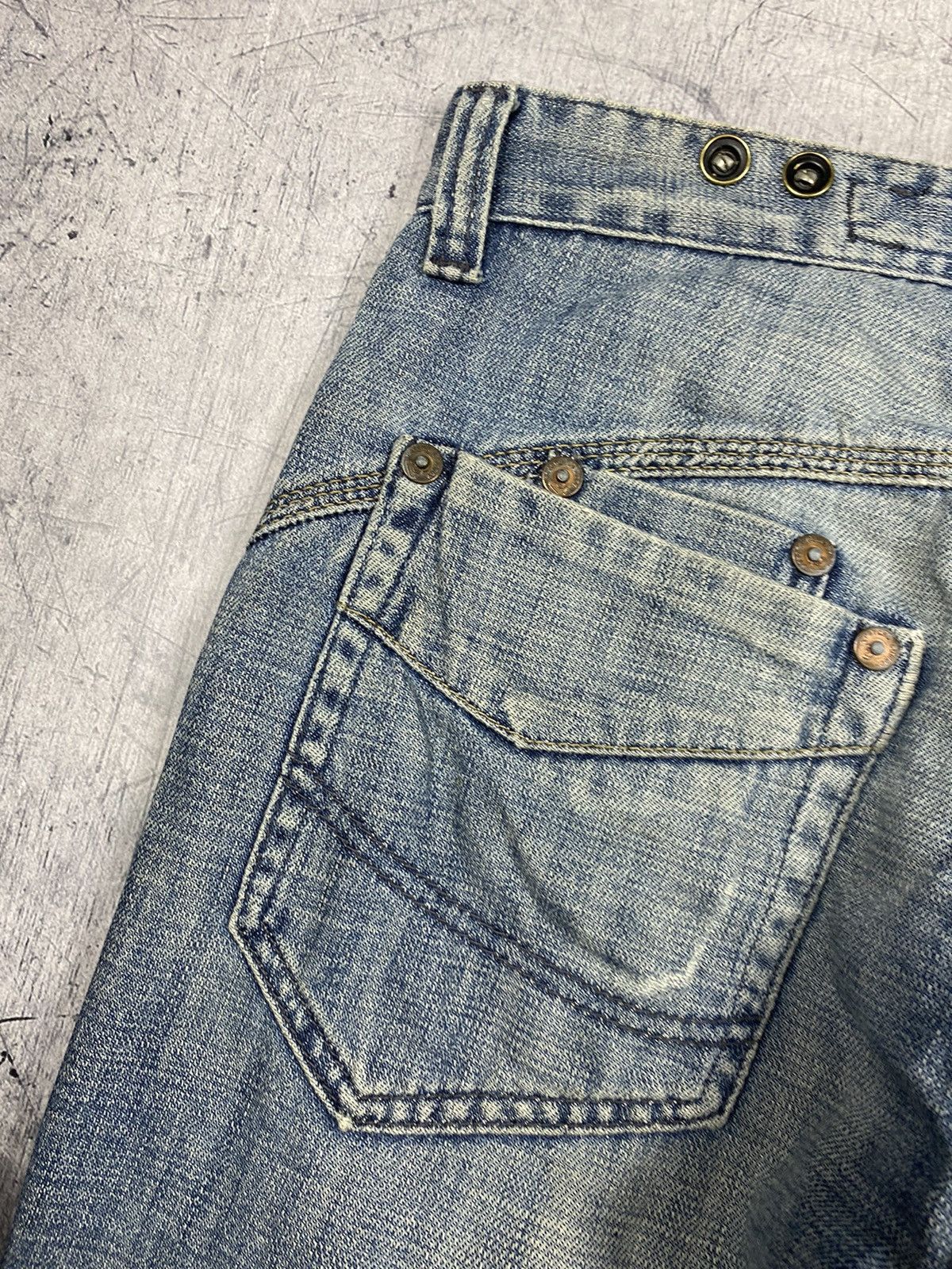 Other Vintage Psycho Cowboy Brand y2k Denim Shorts Size US 29 - 14 Thumbnail