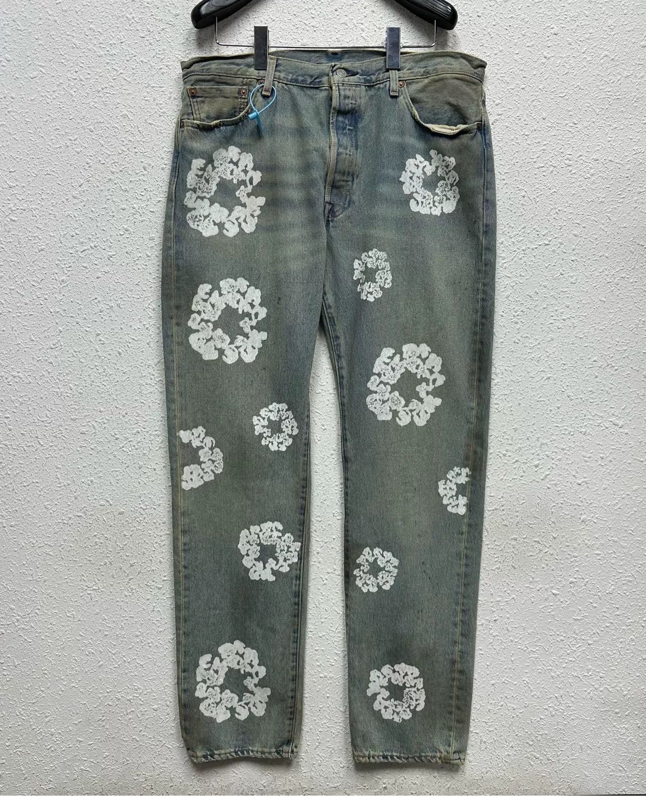 Levi's denim tears x levi's vintage denim pants Size US 36 / EU 52 - 1 Thumbnail