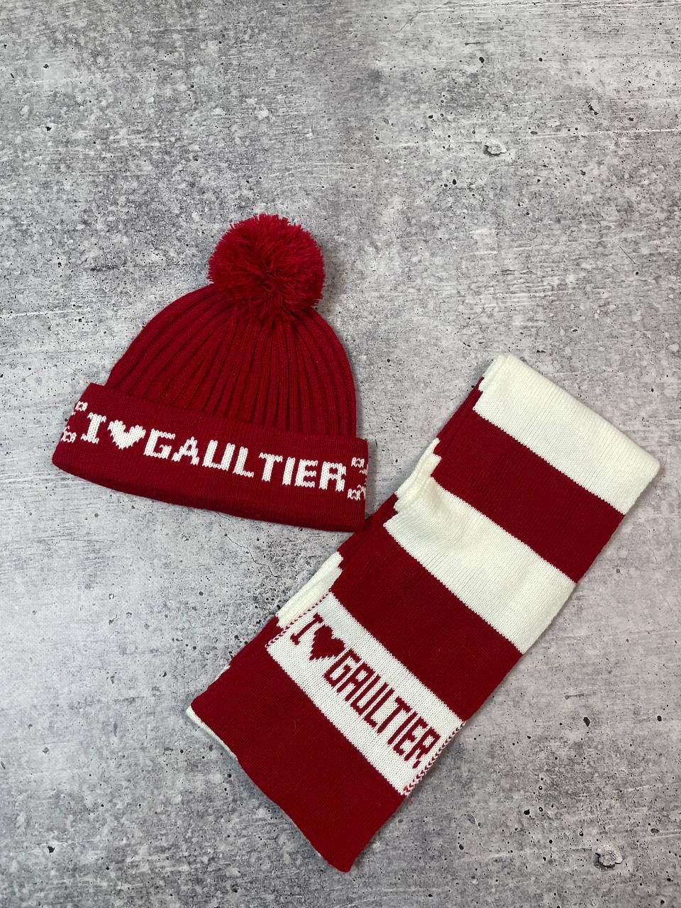 Jean Paul Gaultier Vintage Jean Paul Gaultier Striped Scarf And Hat Y2K Size ONE SIZE - 1 Thumbnail