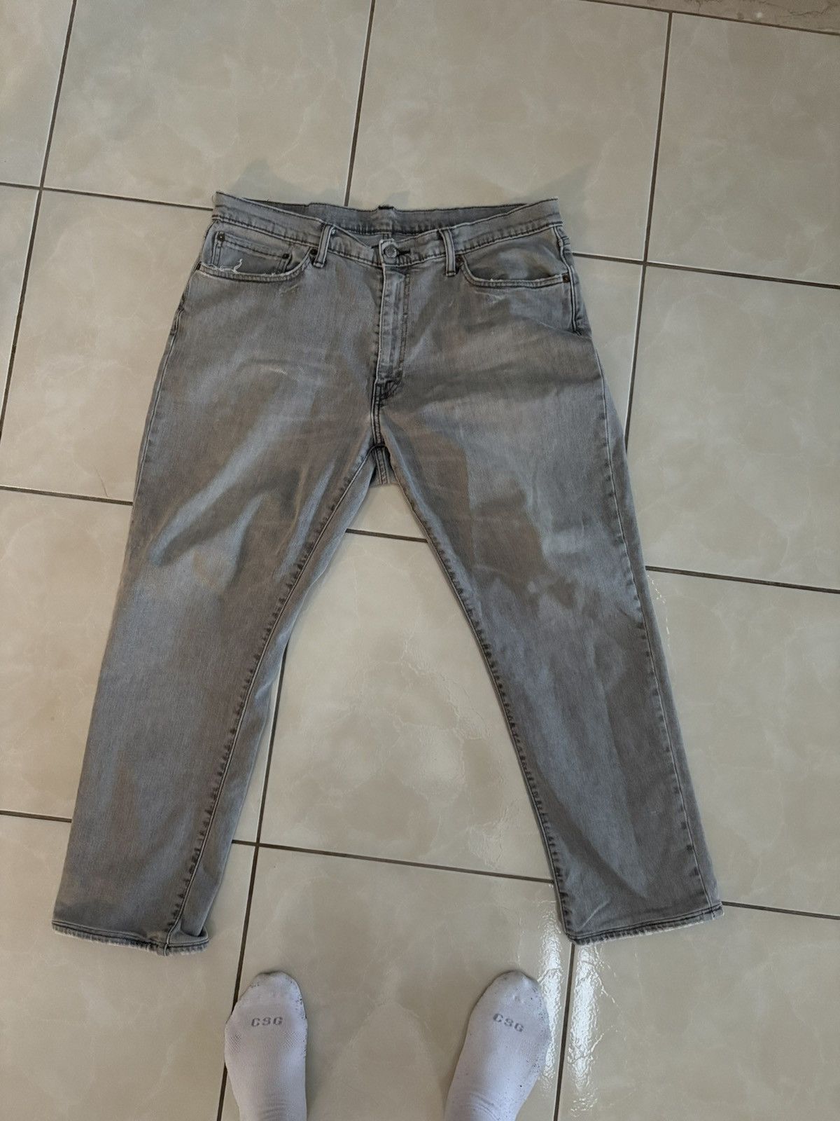 Levi's Vintage light grey levi’s 512 Size US 36 / EU 52 - 1 Thumbnail