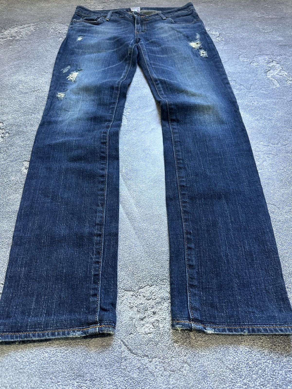Prps Prps Women’s Purple Selvedge Japan Distressed Jeans Size 28 Size 28" / US 6 / IT 42 - 6 Thumbnail
