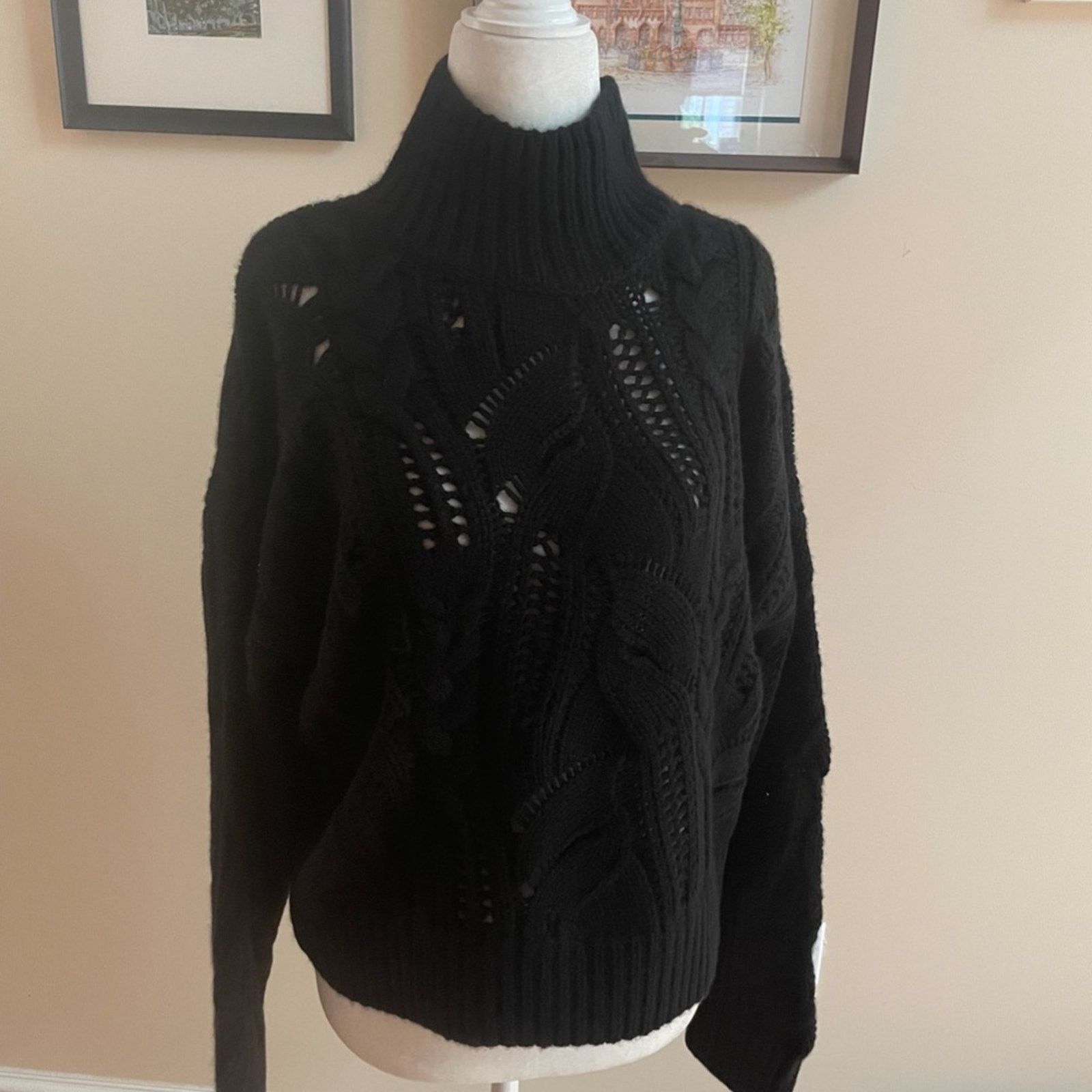 NakedCashmere SYLVIE MOCK NECK CASHMERE SWEATER FROM NAKEDCASHMERE Size M / US 6-8 / IT 42-44 - 6 Thumbnail