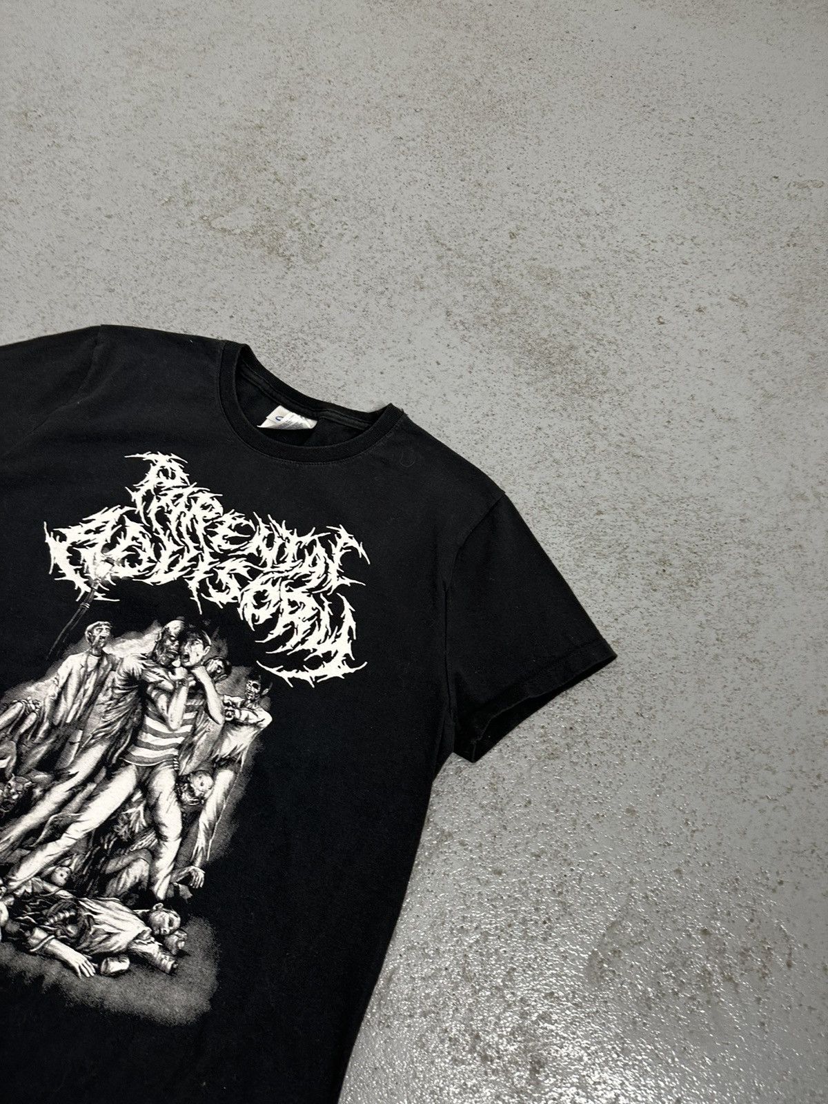Band Tees Parental Advisory Brutal Death Metal Support Cannibalism Size M / US 6-8 / IT 42-44 - 4 Thumbnail