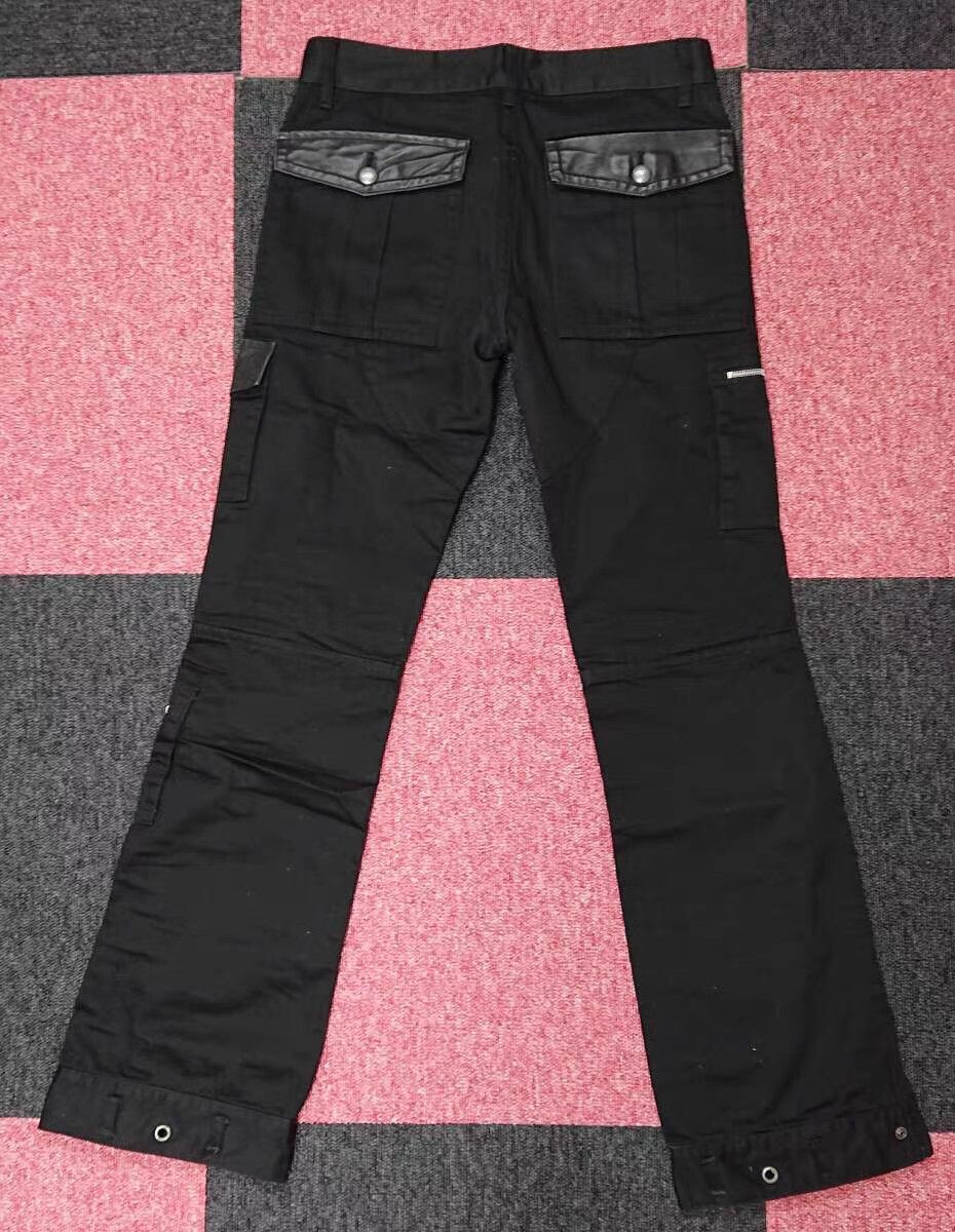 Backbone backbone Deer Skin Patchwork Cargo Pants K11 Size US 33 - 1 Thumbnail