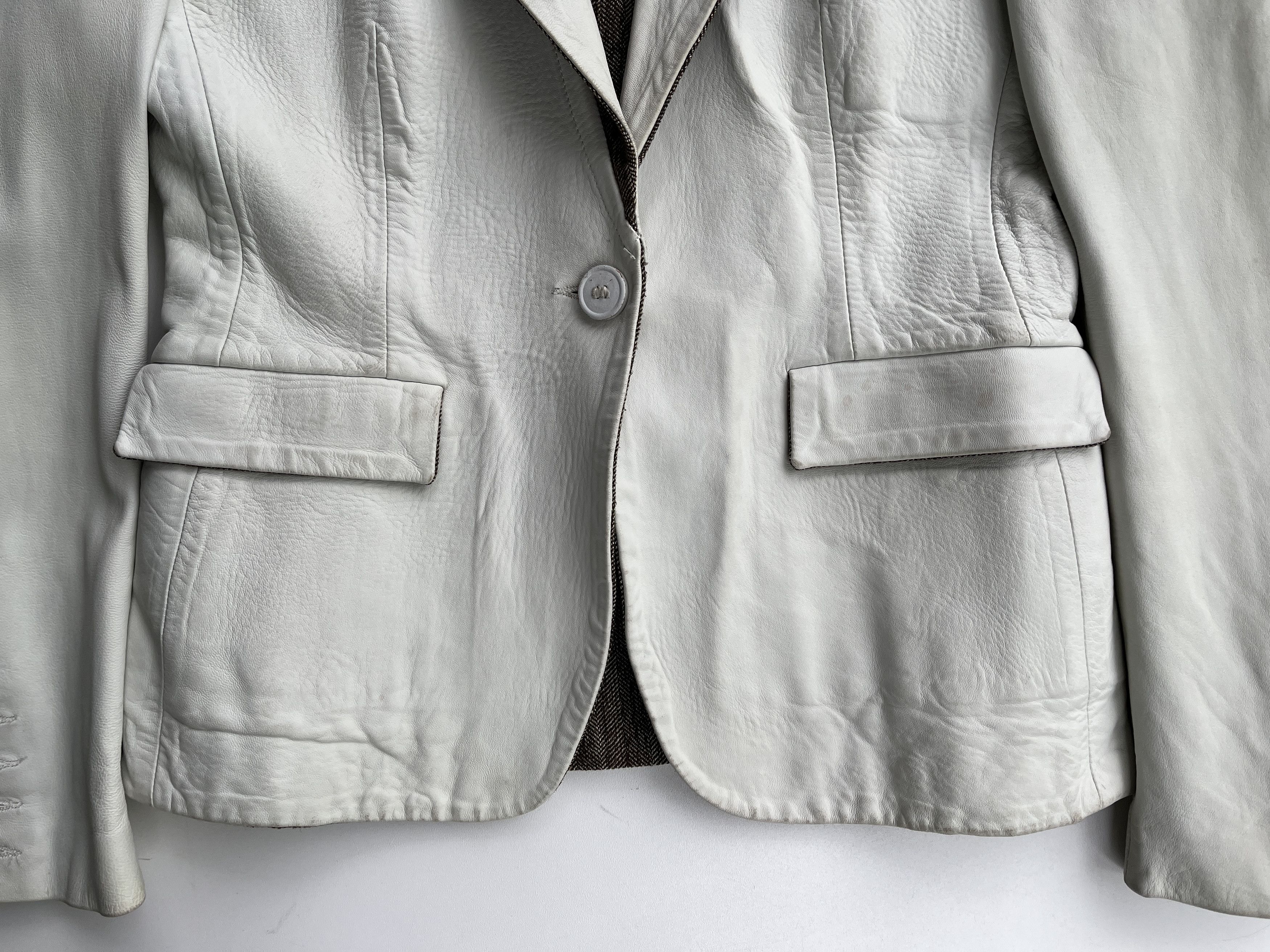 Isaac Sellam Experience Isaac Sellam Leather Blazer Size M / US 6-8 / IT 42-44 - 4 Thumbnail