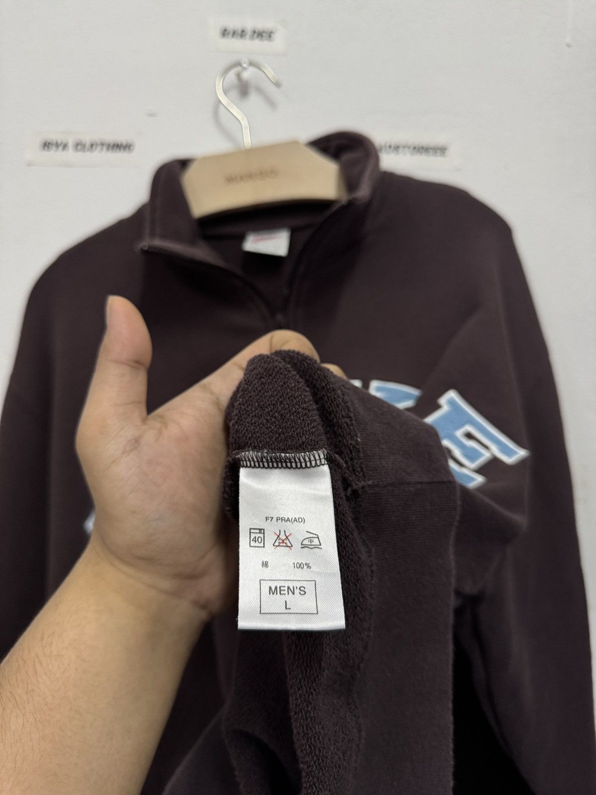 Nike Vintage Nike Spellout Halfzip Size US L / EU 52-54 / 3 - 7 Thumbnail