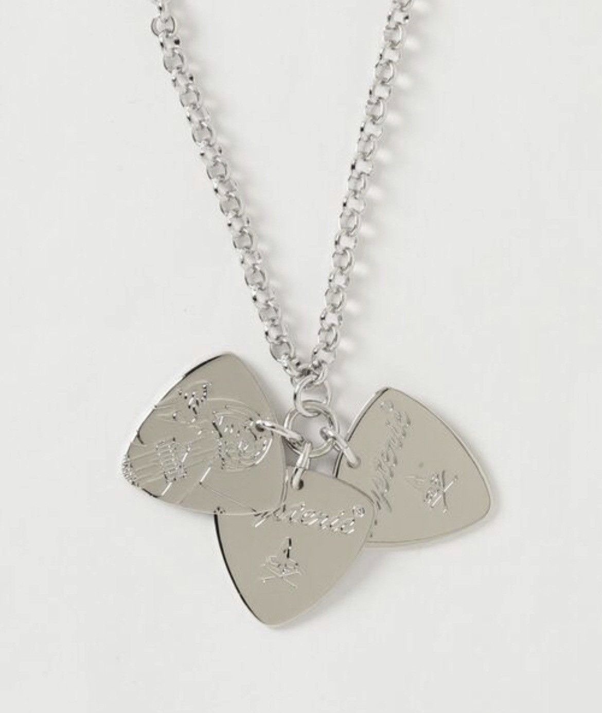 Hysteric Glamour HYSTERIC GLAMOUR WOMAN ON SKULL GUITAR PICK NECKLACE Size ONE SIZE - 3 Thumbnail