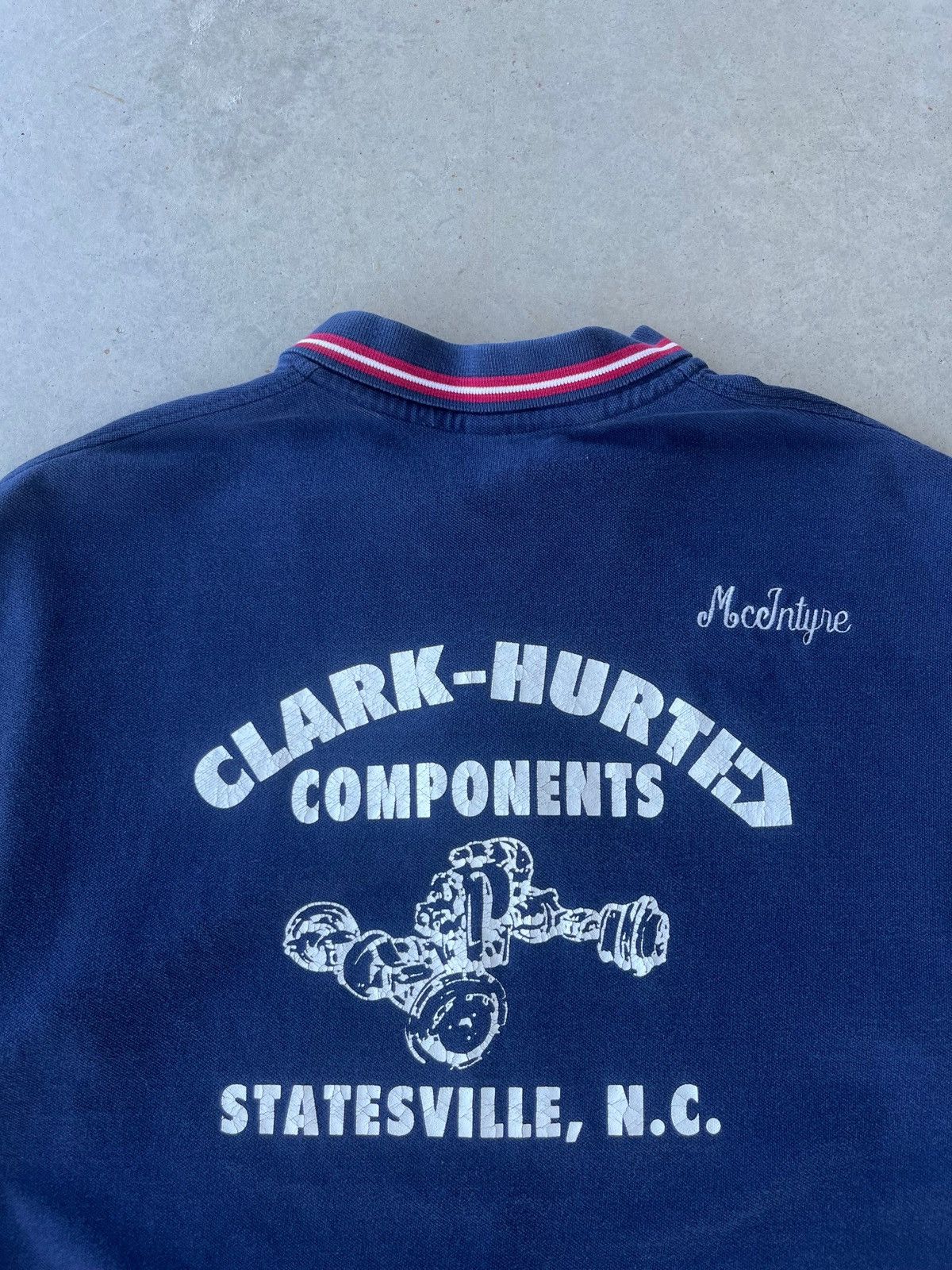 Vintage Vintage Stitched Automobile Work Polo Shirt Size US L / EU 52-54 / 3 - 4 Thumbnail