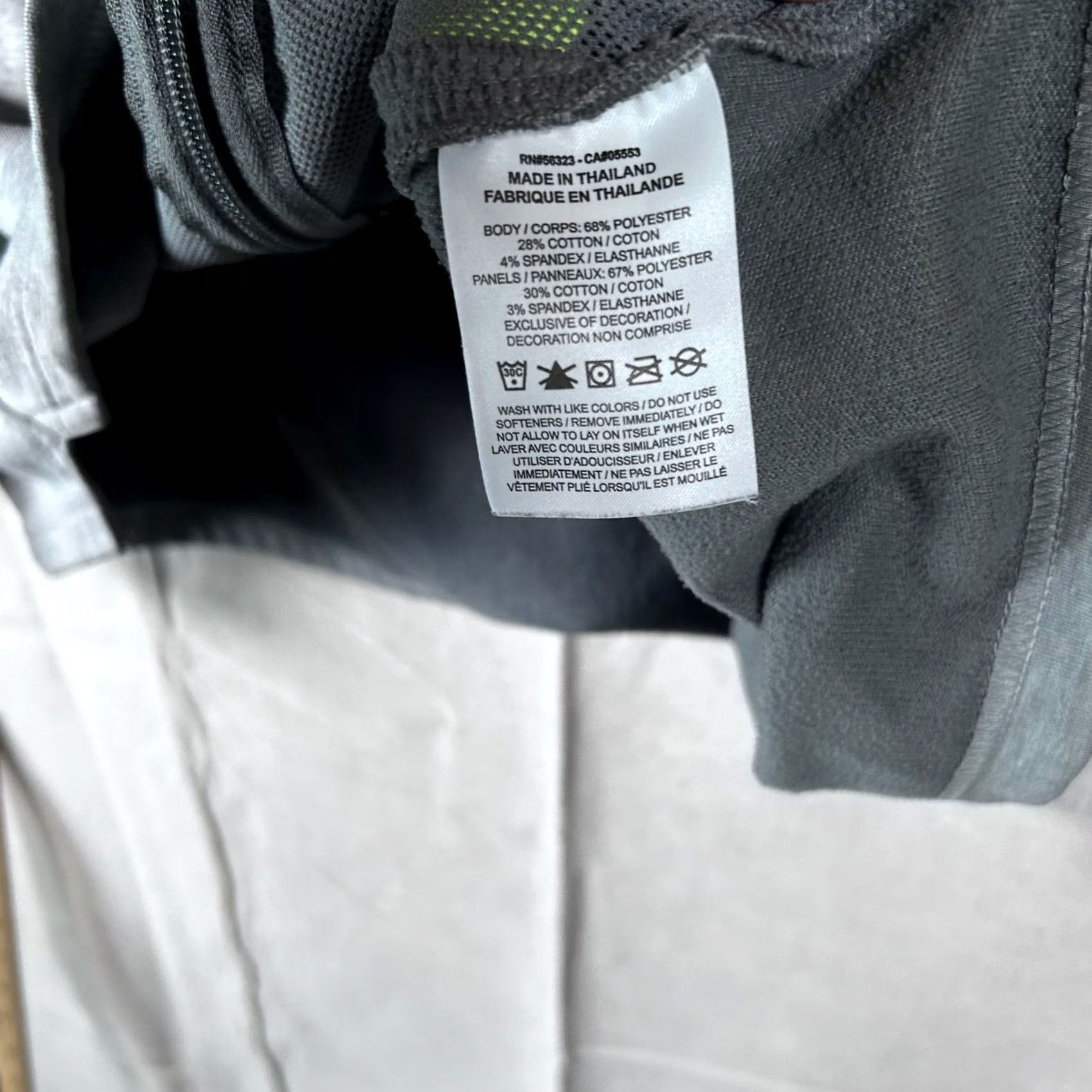 Nike Nike Therma-FIT Hoodie Mens Large Gray Full Zip Sweatshirt Neon Green Accents Size US L / EU 52-54 / 3 - 7 Thumbnail