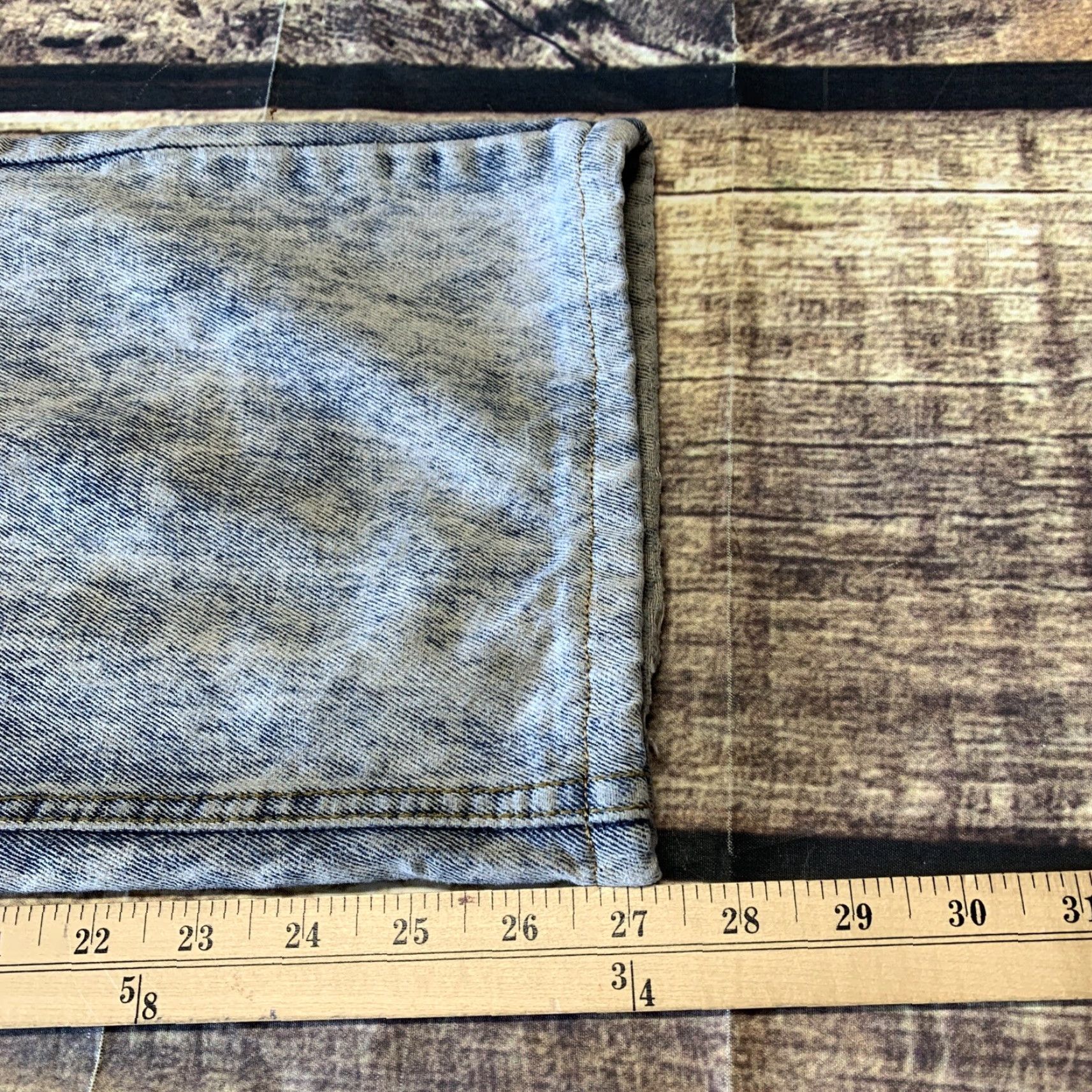 Vintage Red Ape Jeans Mens 40 X 32 Blue Acid Wash Distressed Streetwear Size US 40 / EU 56 - 3 Thumbnail